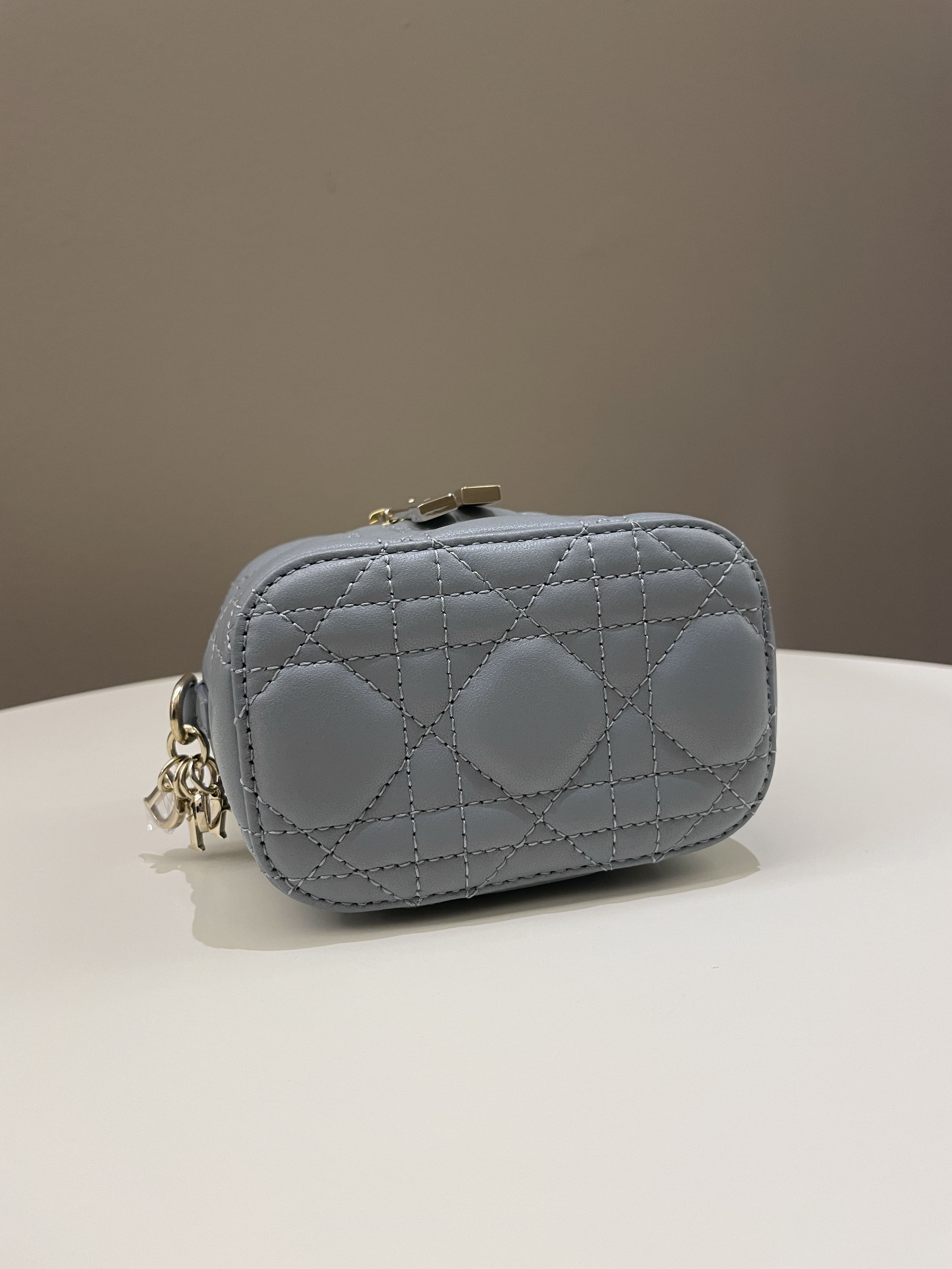 Dior Micro Lady Dior Vanity Case Cloud Blue