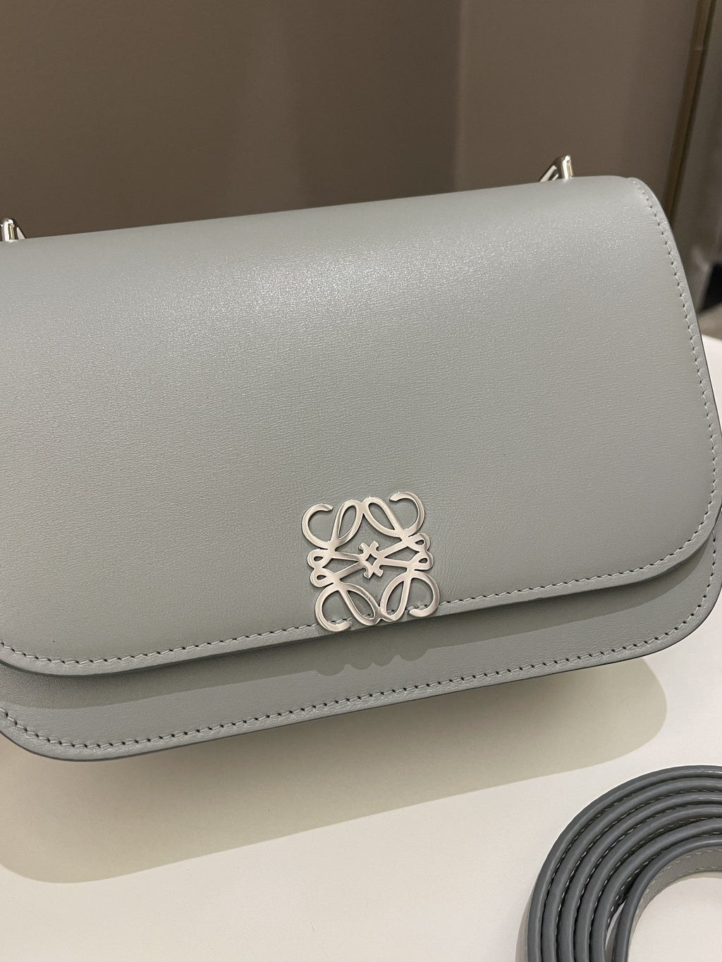 Loewe Goya Bag Ash Grey Calf