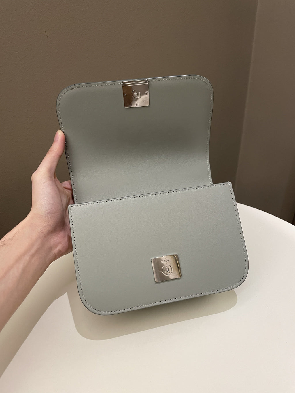 Loewe Goya Bag Ash Grey Calf
