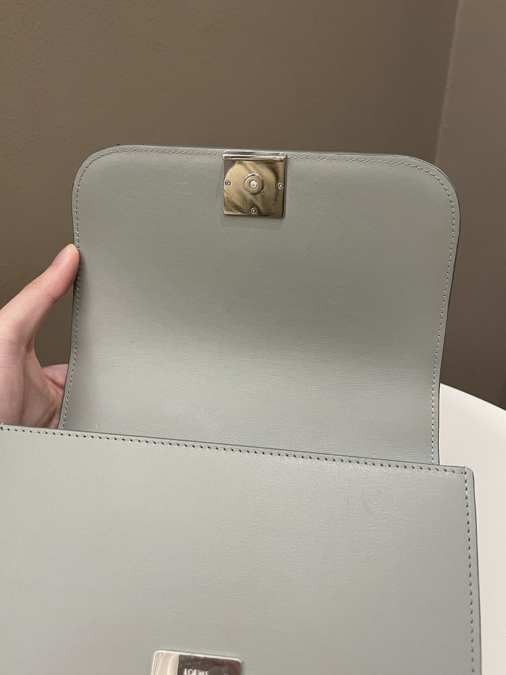Loewe Goya Bag Ash Grey Calf