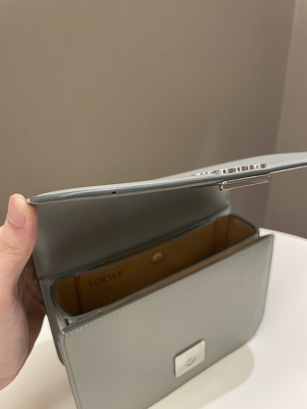 Loewe Goya Bag Ash Grey Calf