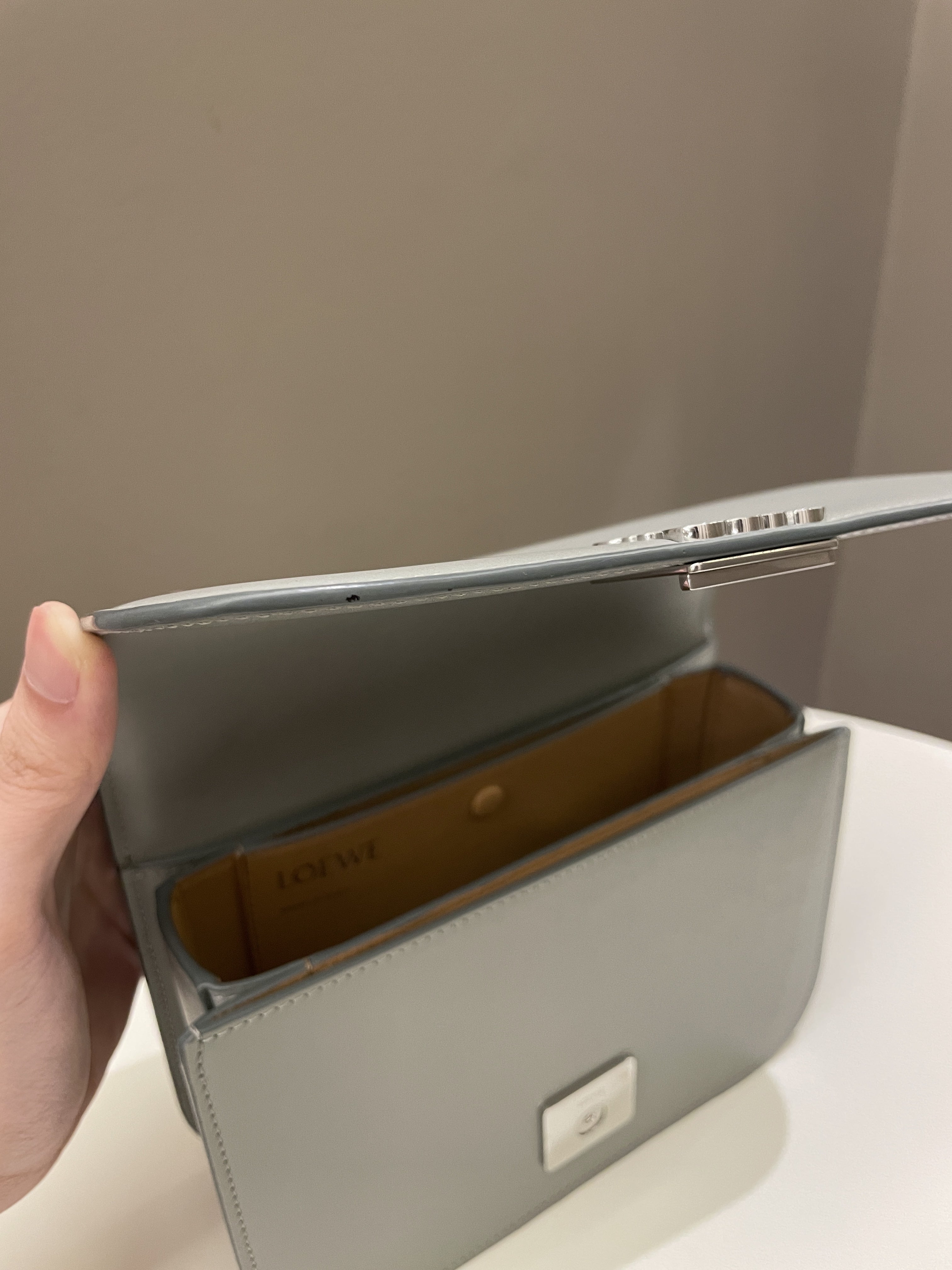 Loewe Goya Bag Ash Grey Calf