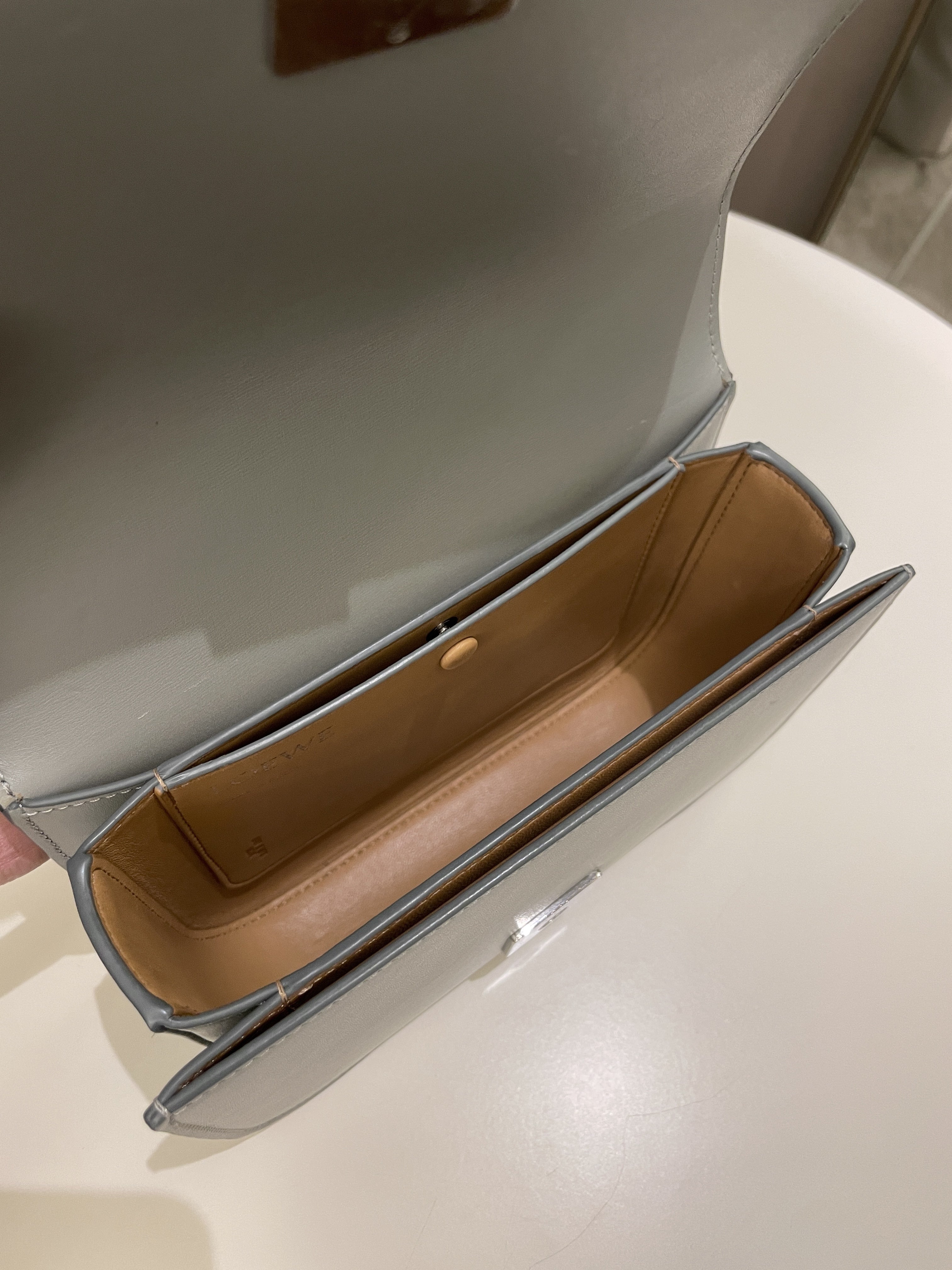 Loewe Goya Bag Ash Grey Calf