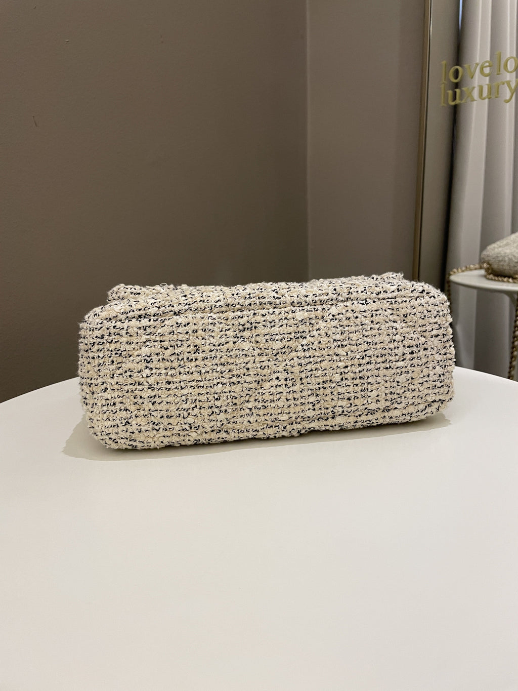 Chanel 19 Flap Bag Cream Tweed