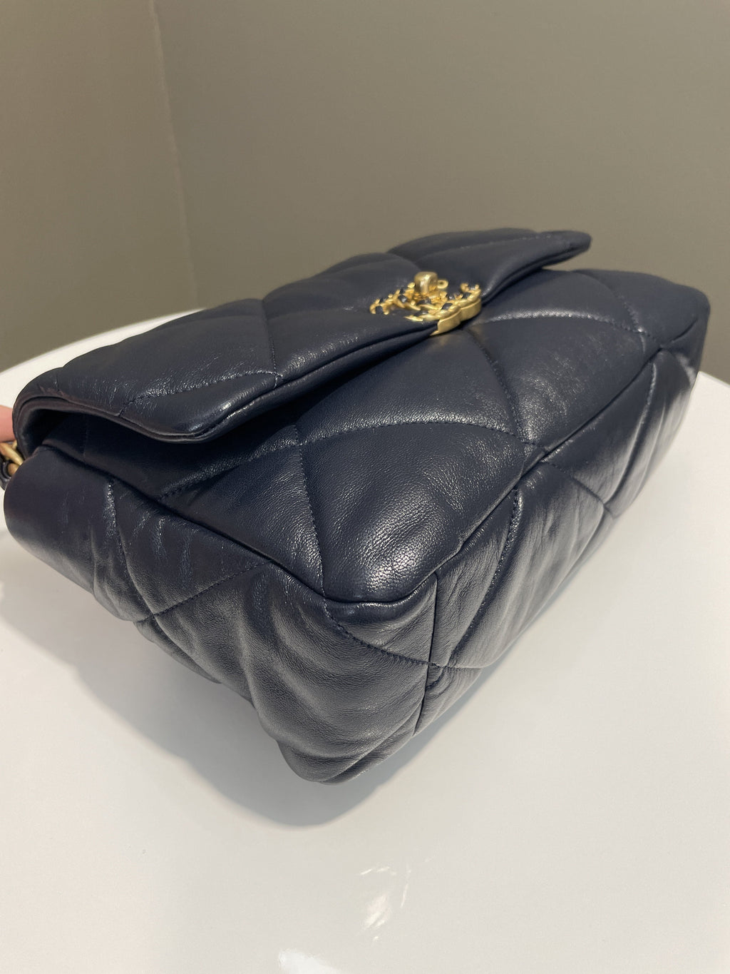 Chanel 19 Flap Bag Navy Lambskin