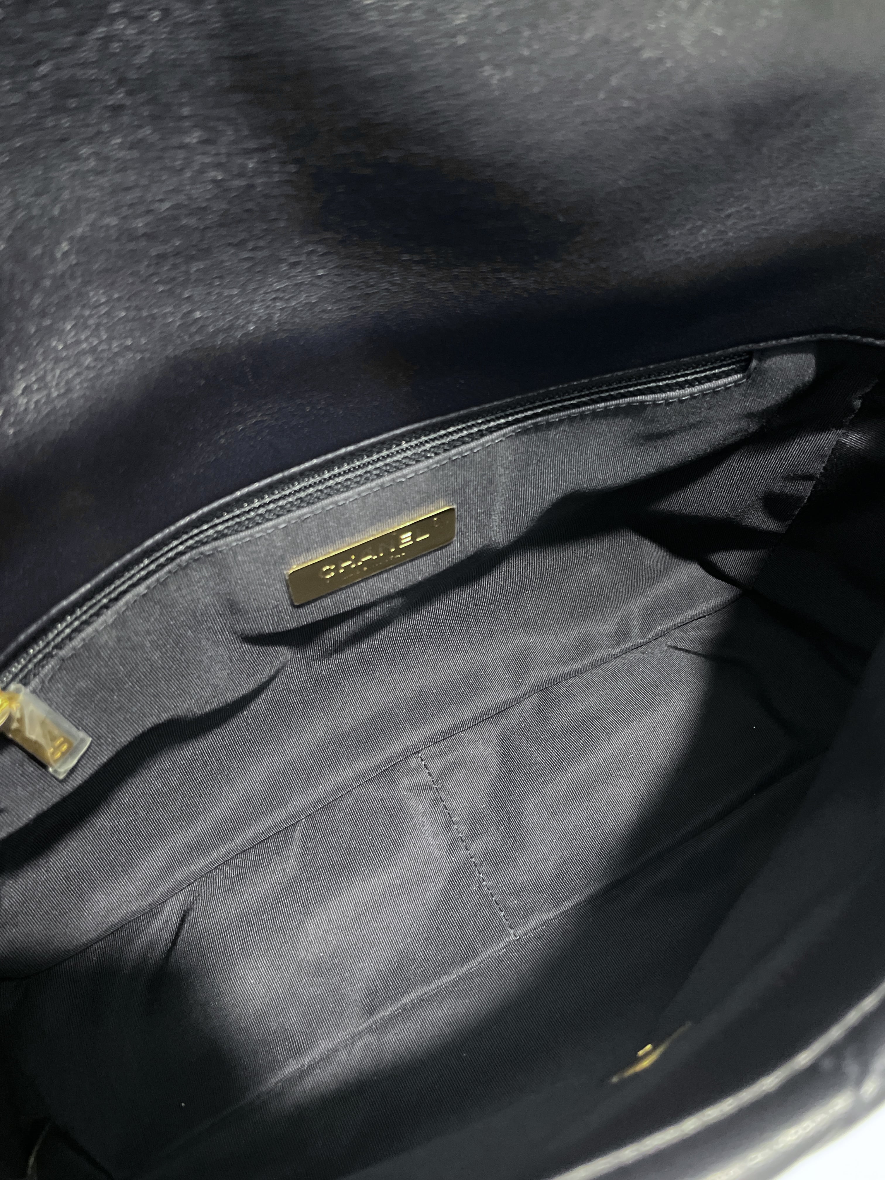 Chanel 19 Flap Bag Navy Lambskin
