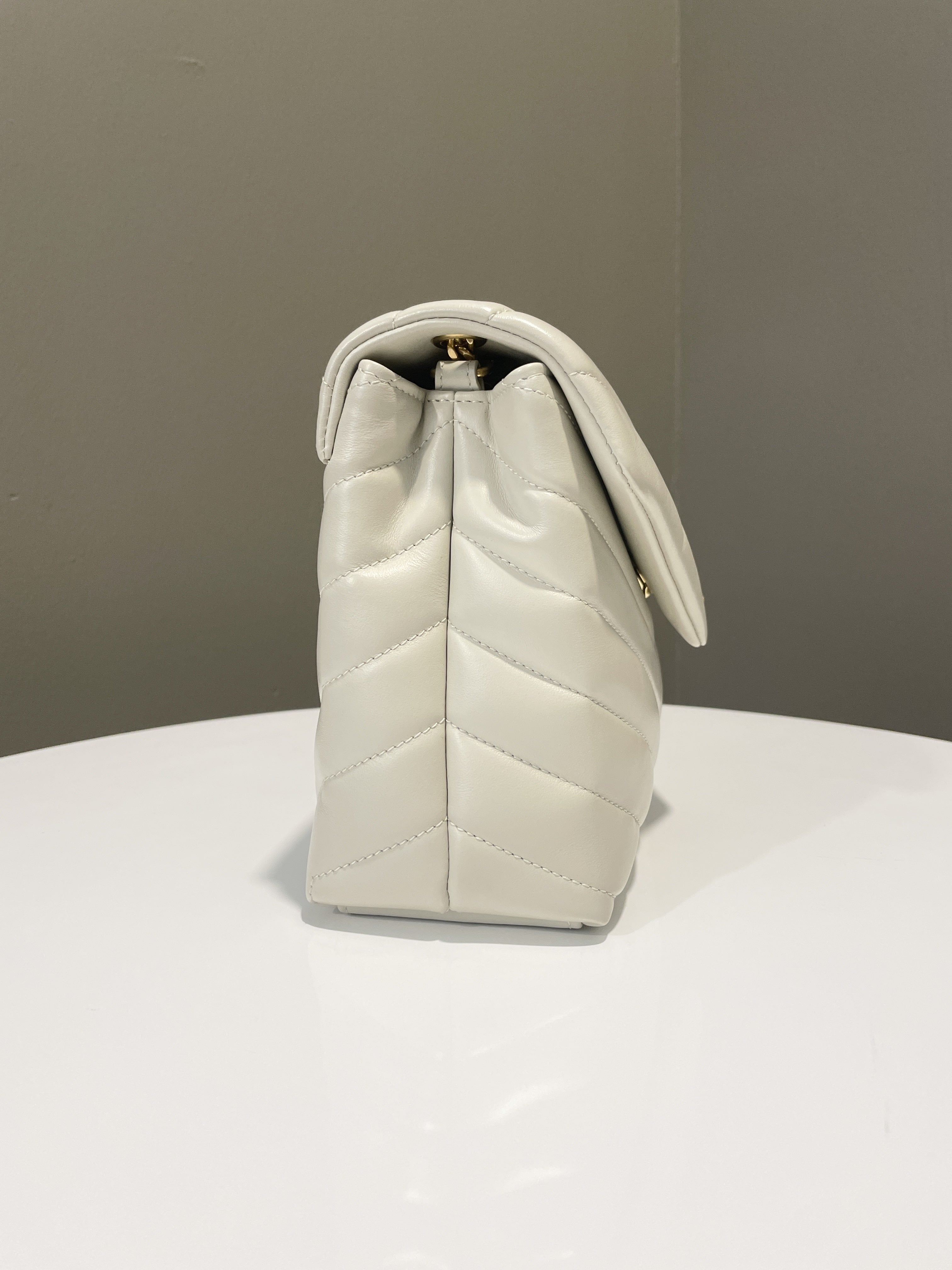 Saint Laurent Lou Lou Ivory Calfskin