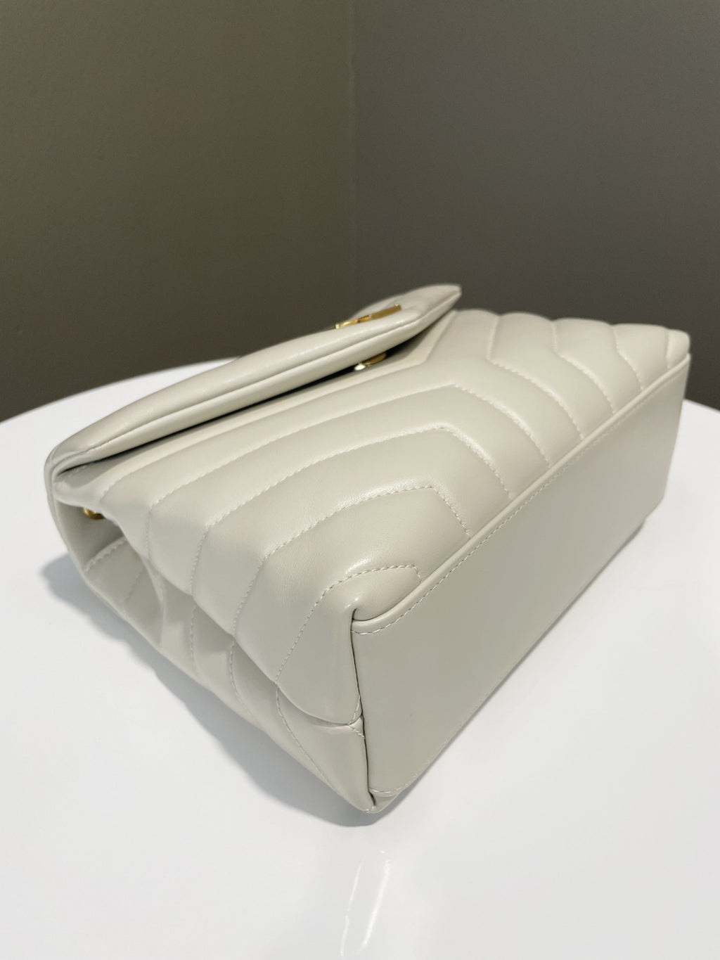 Saint Laurent Lou Lou Ivory Calfskin