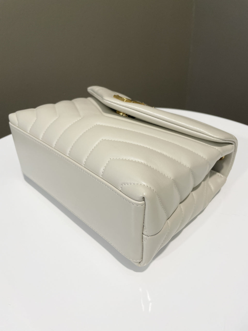 Saint Laurent Lou Lou Ivory Calfskin