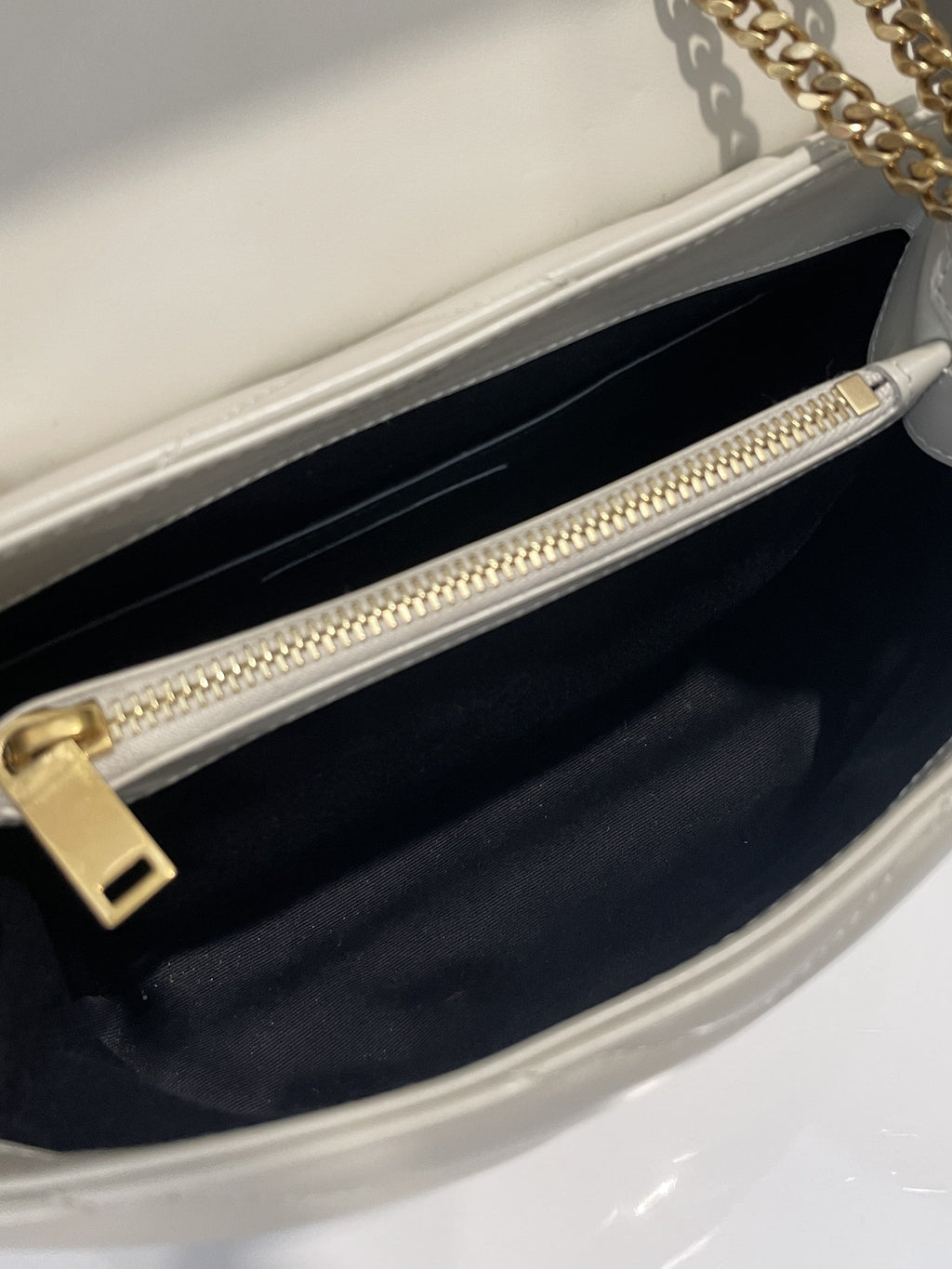 Saint Laurent Lou Lou Ivory Calfskin