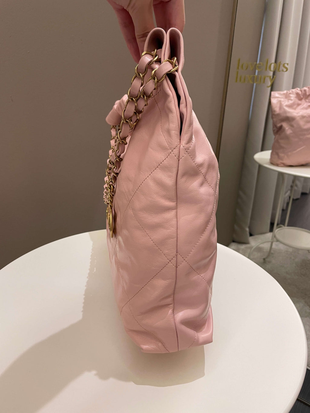 Chanel 22 Medium Nude Pink Calfskin
