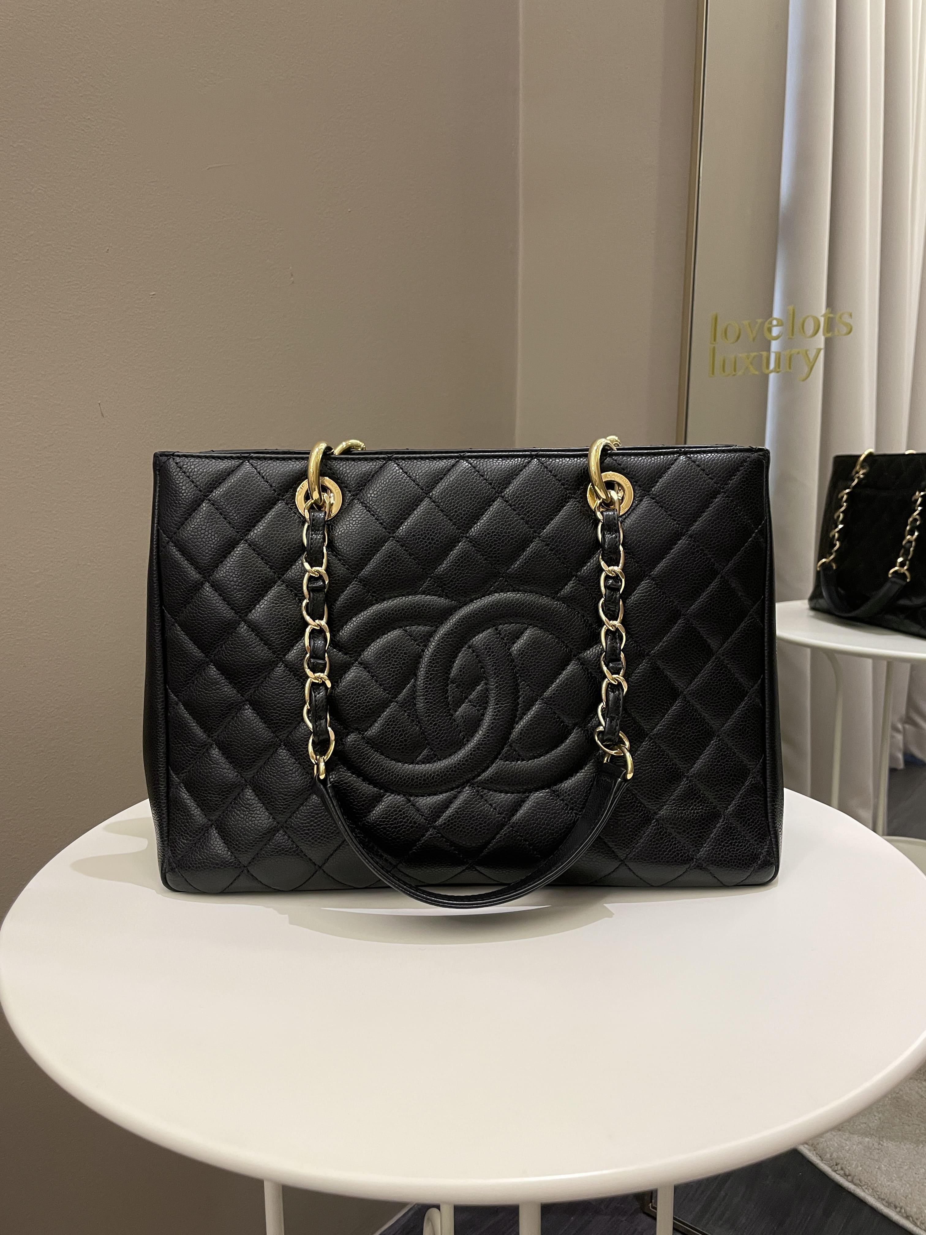 Chanel Classic Quilted GST Black Caviar