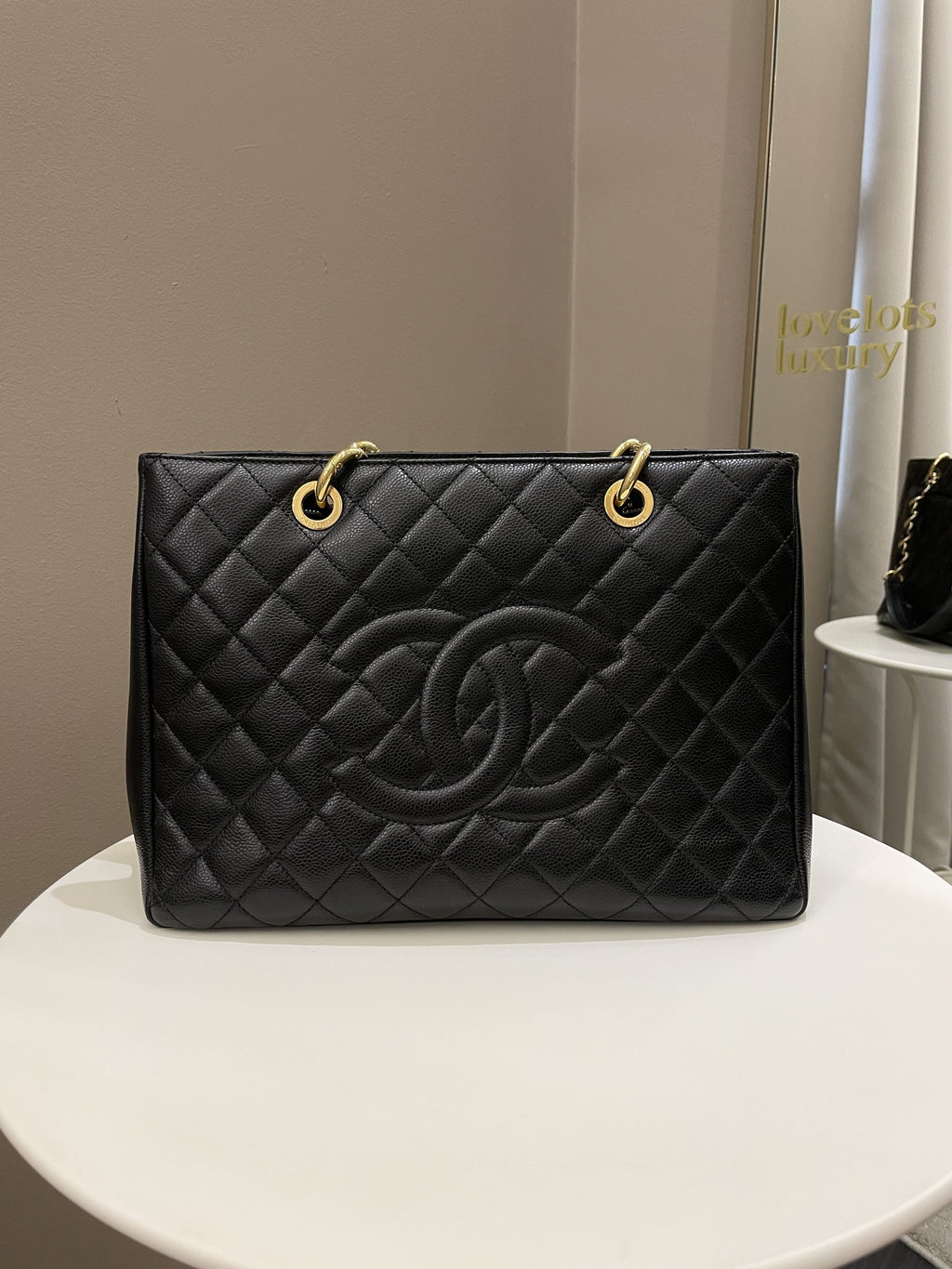 Chanel Classic Quilted GST Black Caviar