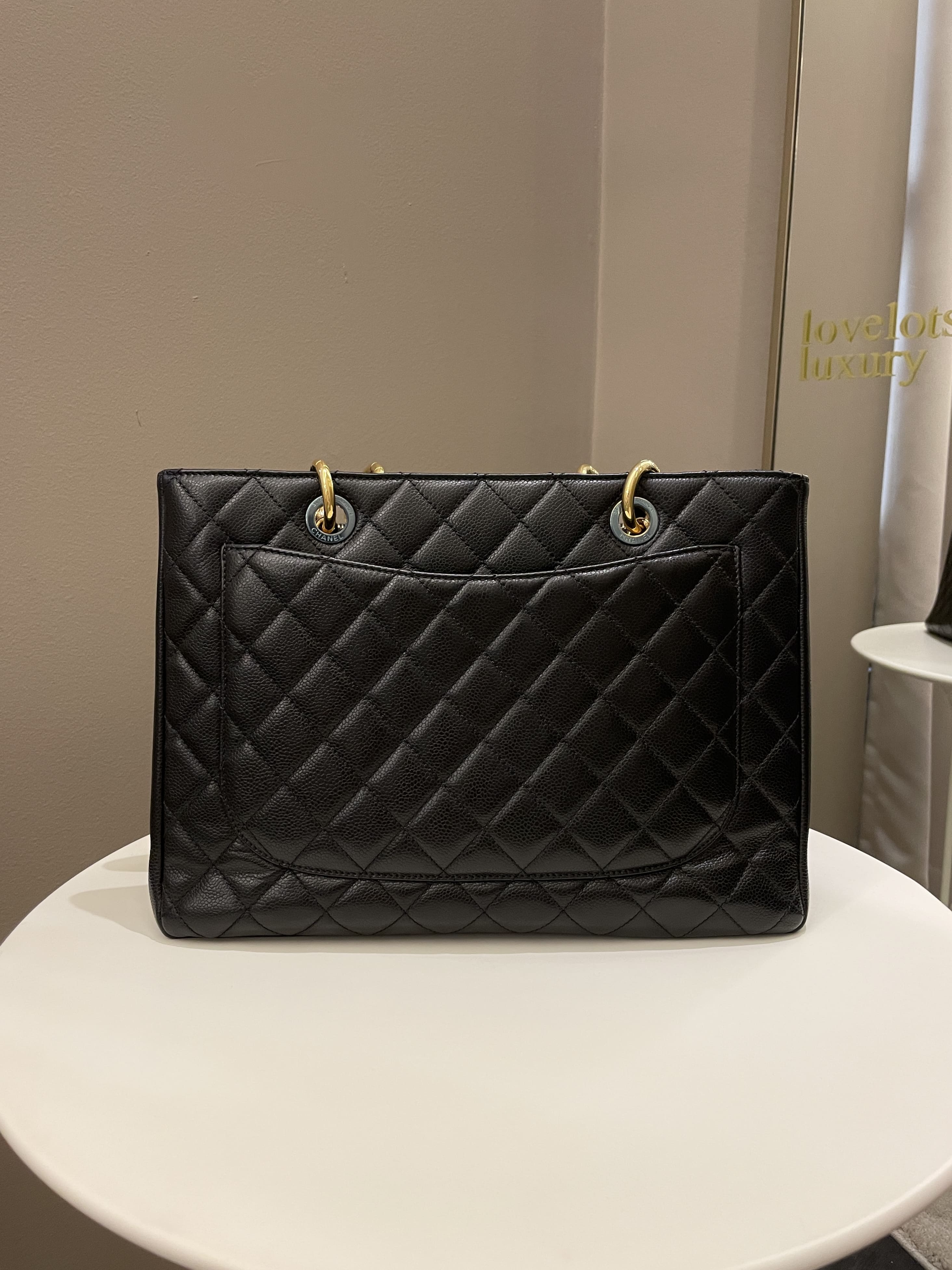 Chanel Classic Quilted GST Black Caviar