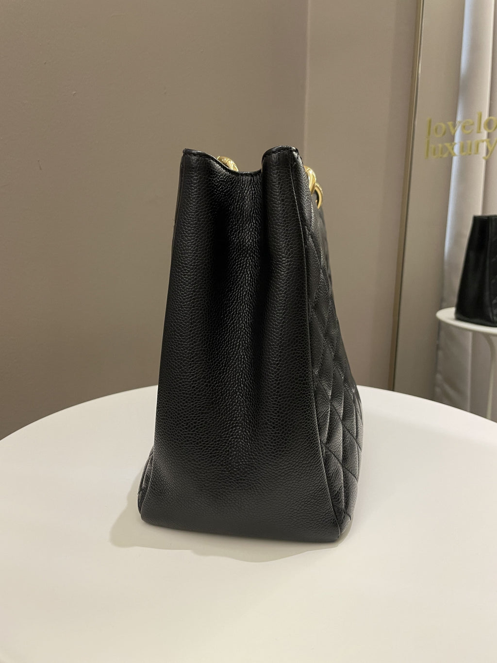 Chanel Classic Quilted GST Black Caviar