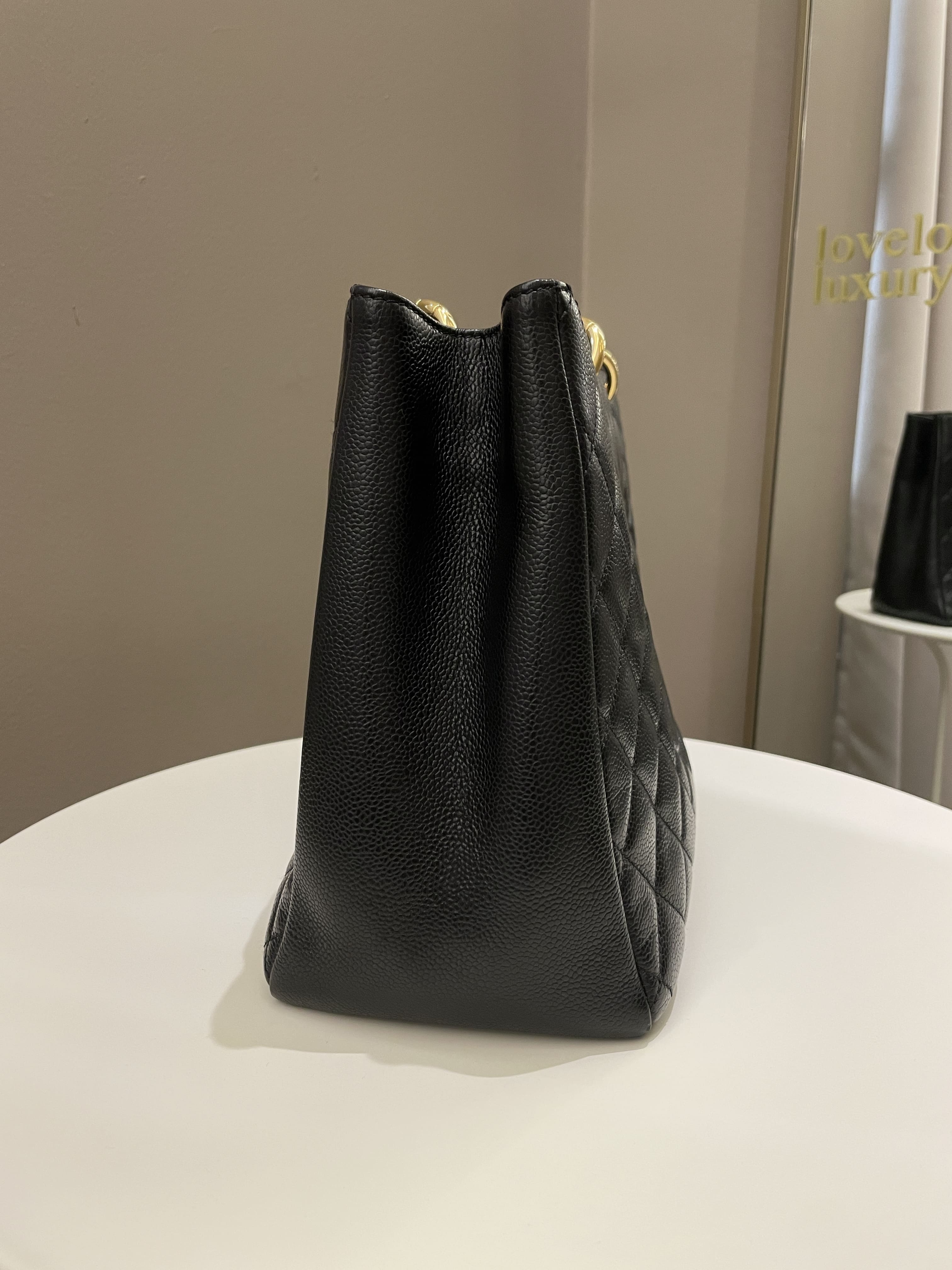 Chanel Classic Quilted GST Black Caviar