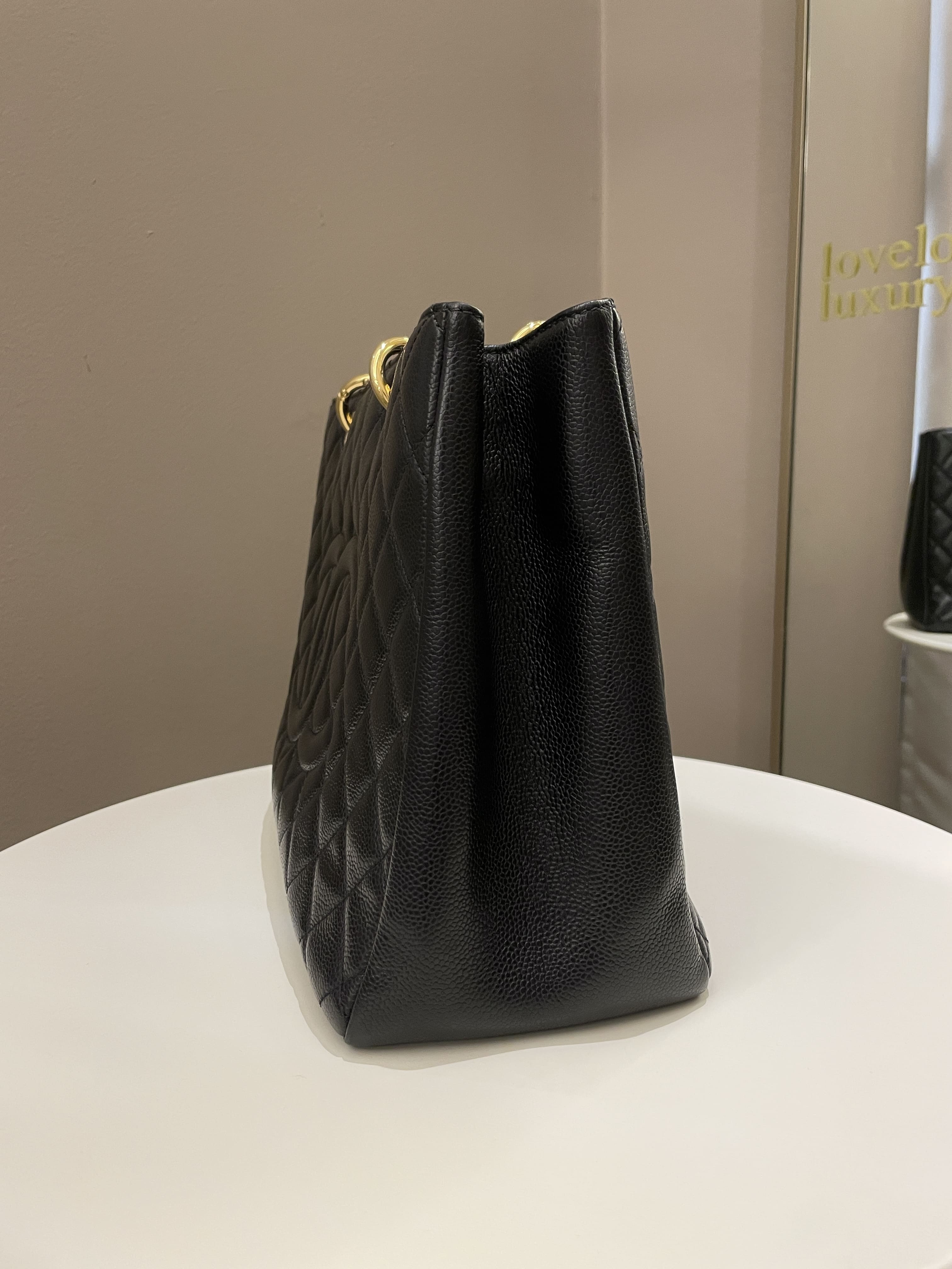 Chanel Classic Quilted GST Black Caviar