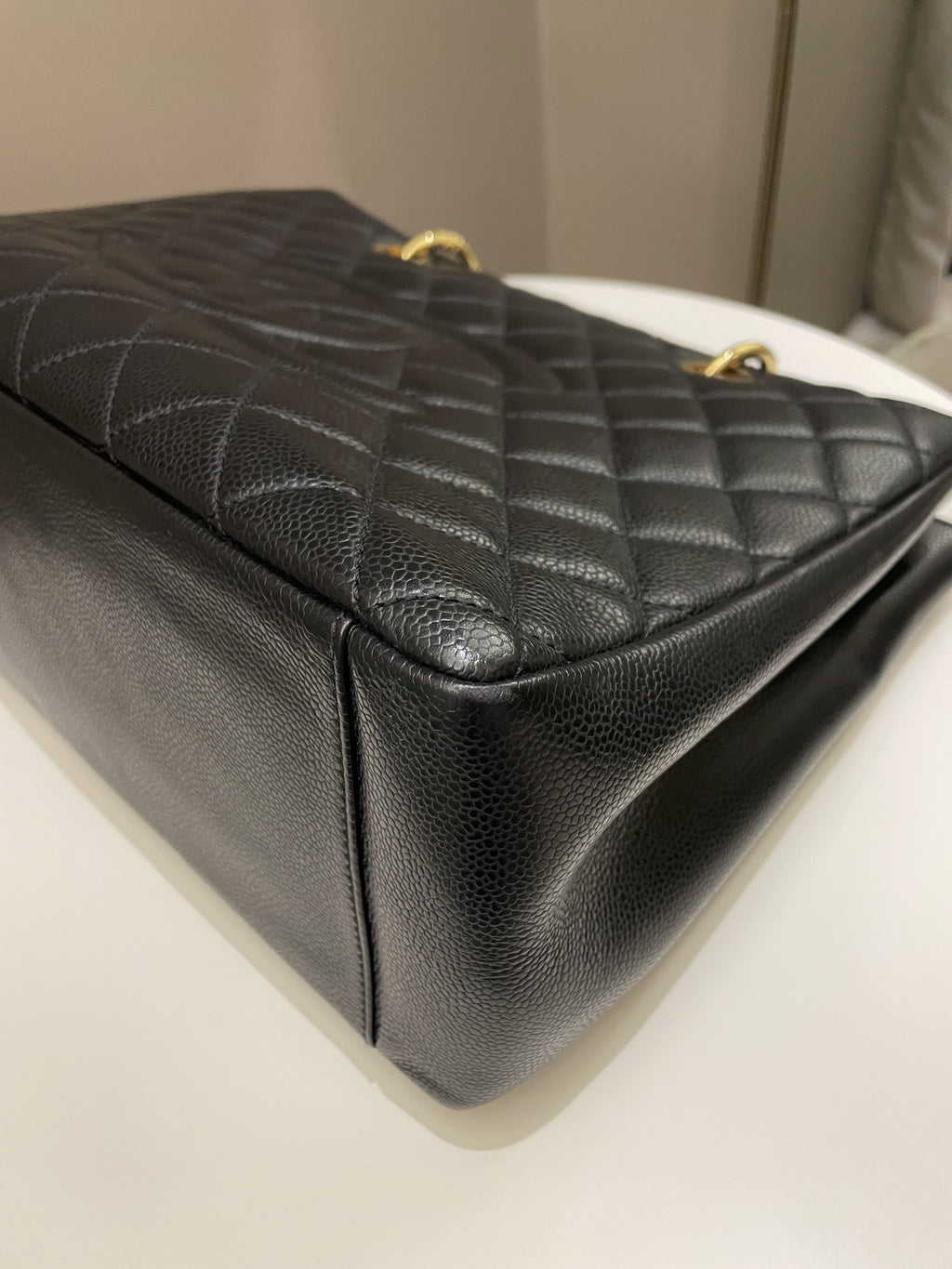 Chanel Classic Quilted GST Black Caviar