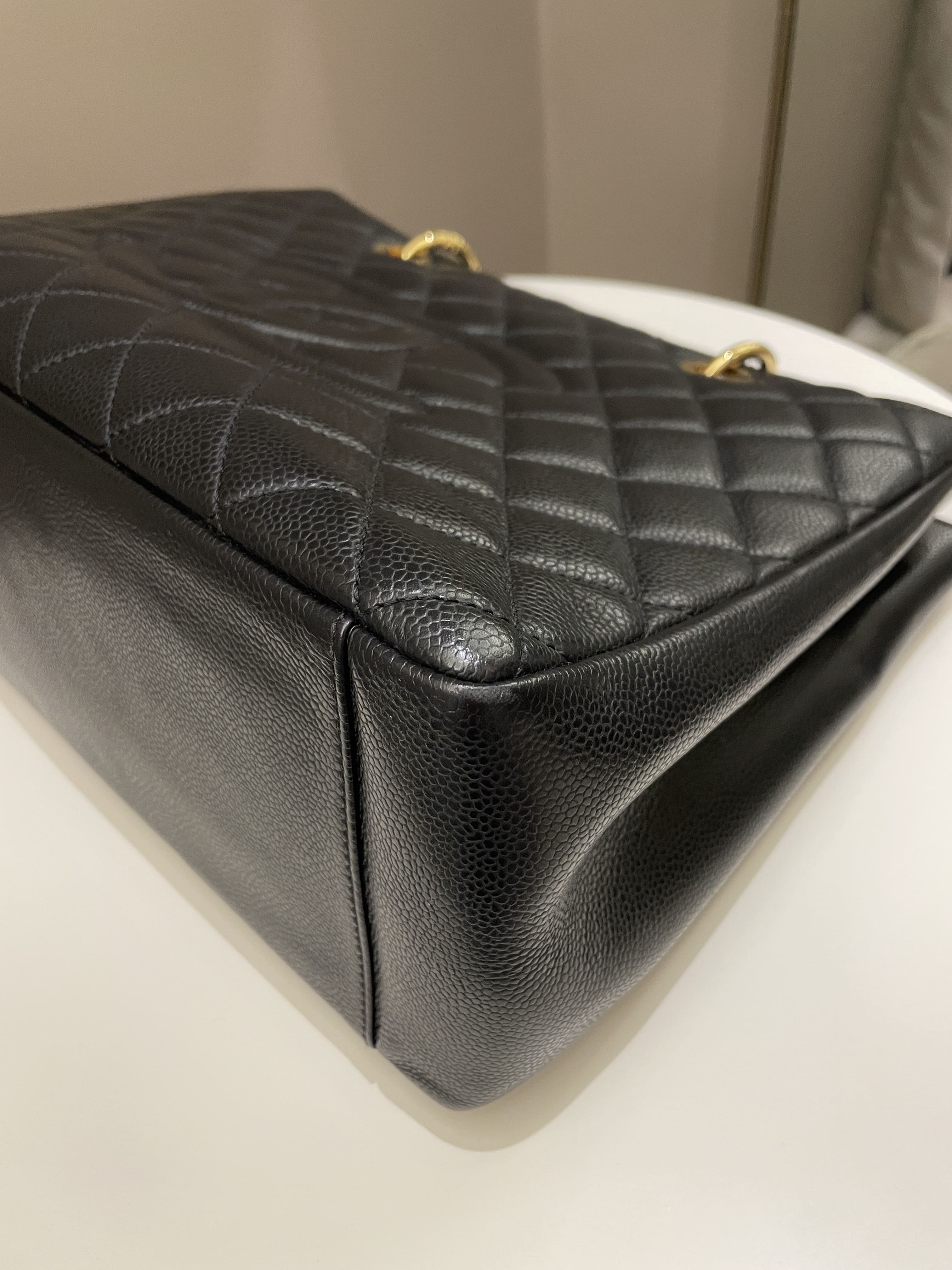Chanel Classic Quilted GST Black Caviar