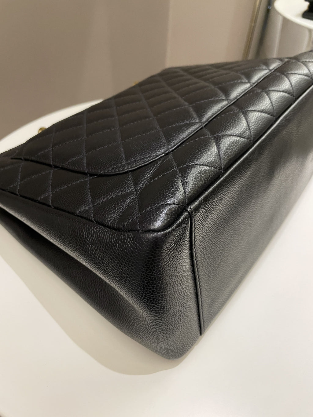 Chanel Classic Quilted GST Black Caviar