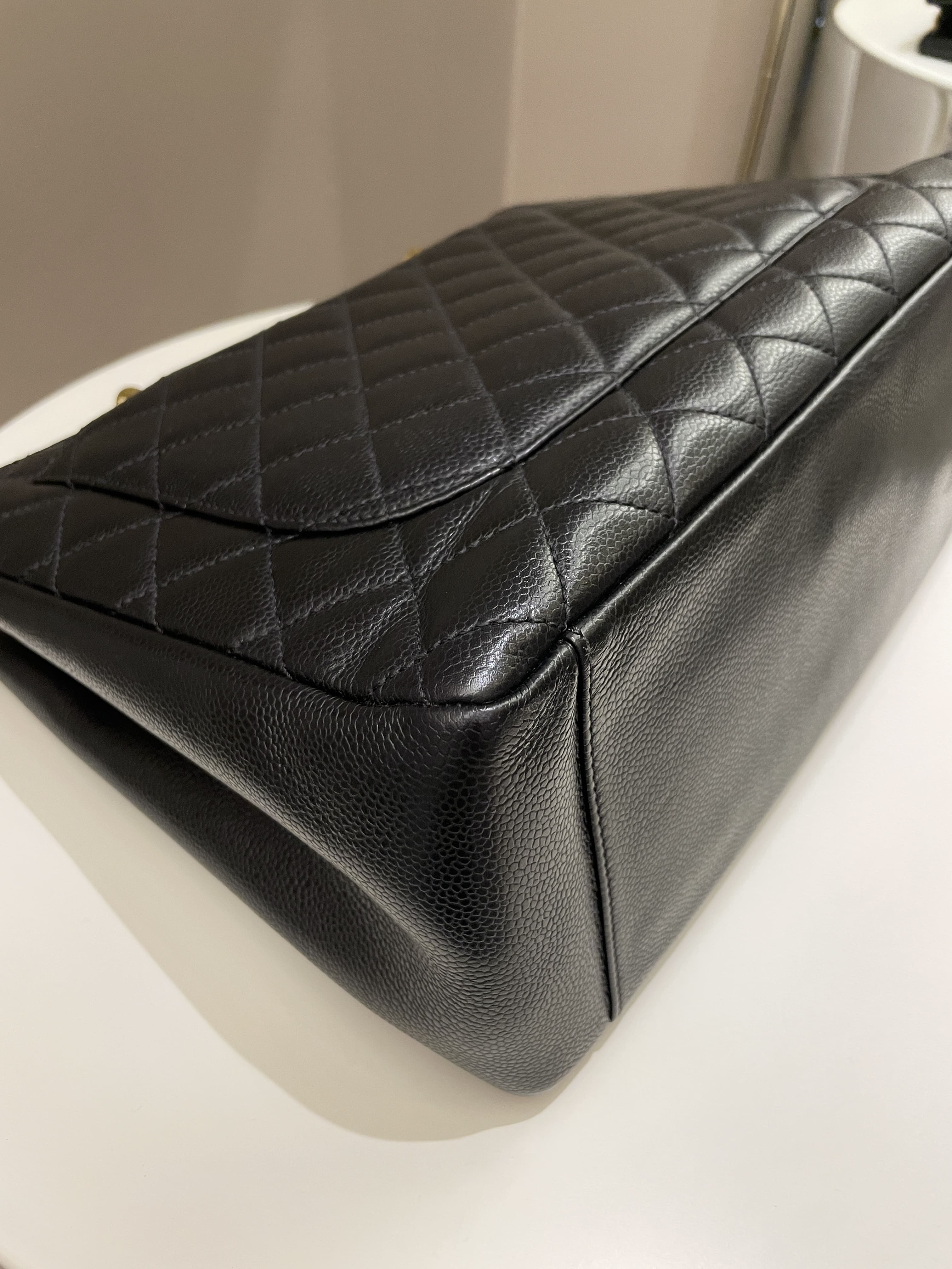 Chanel Classic Quilted GST Black Caviar