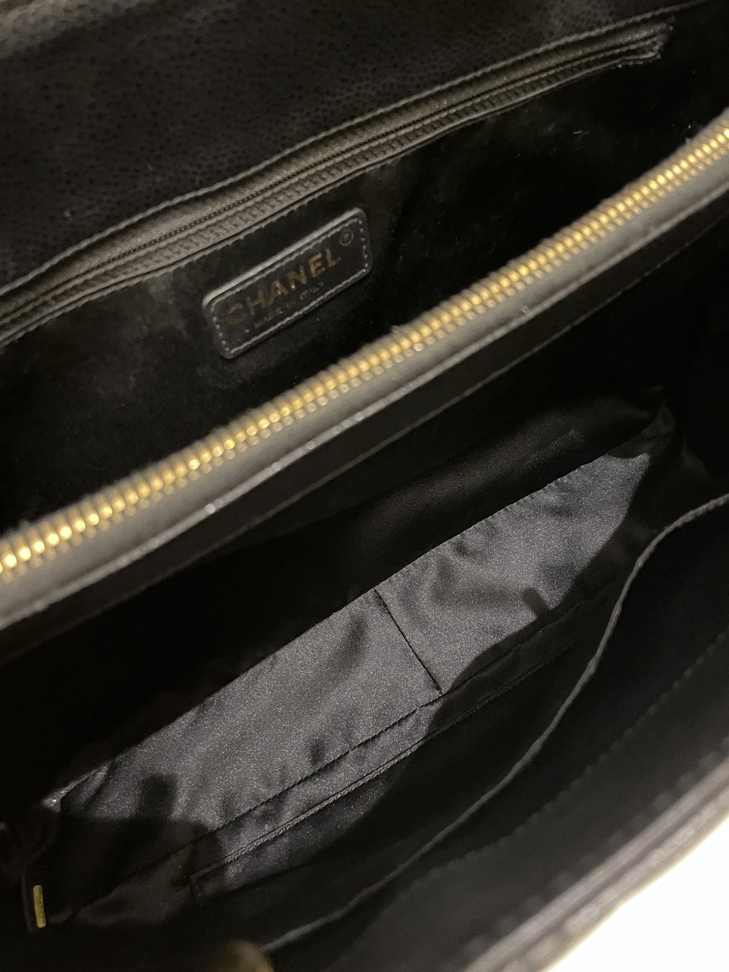 Chanel Classic Quilted GST Black Caviar