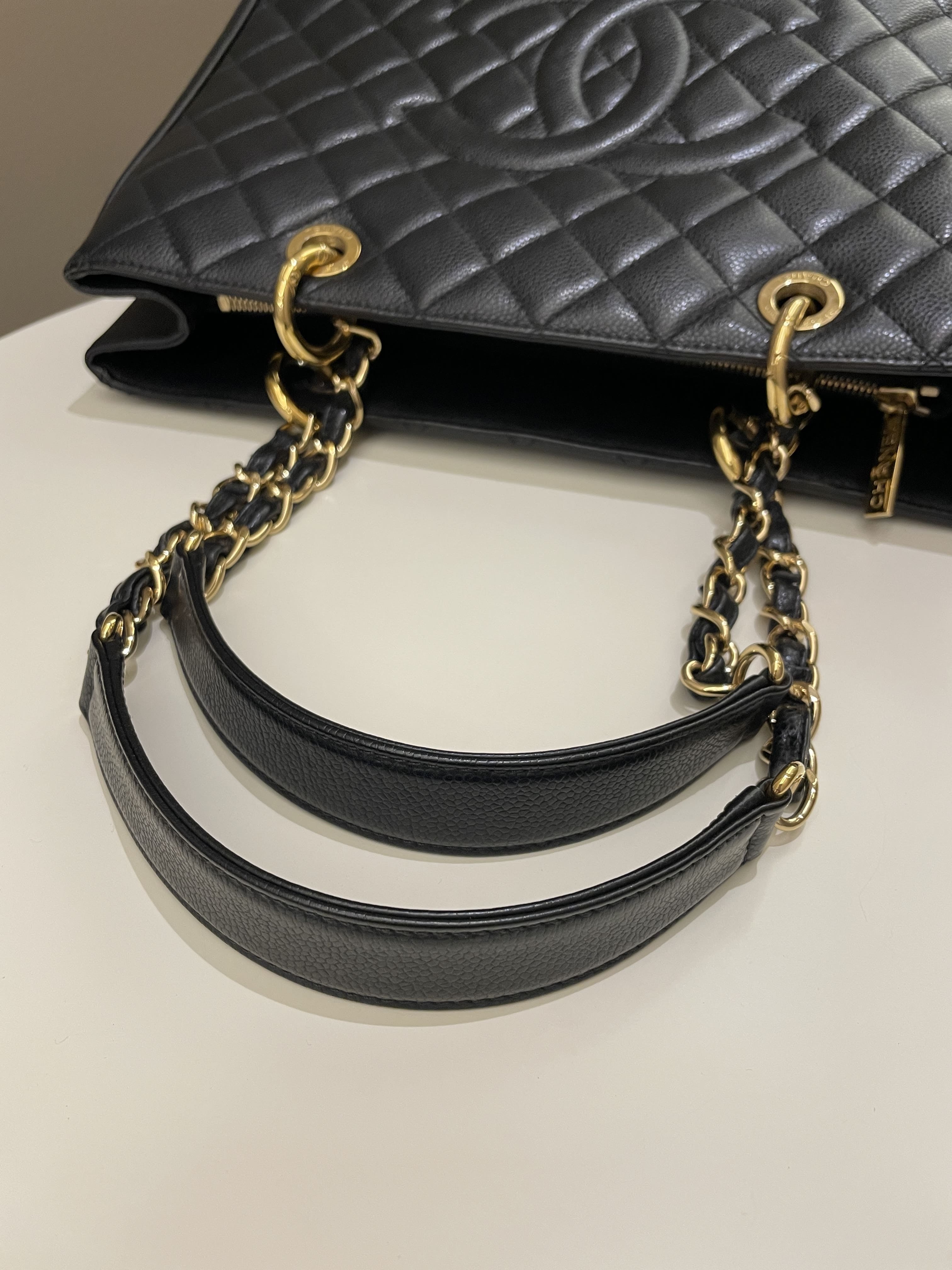 Chanel Classic Quilted GST Black Caviar