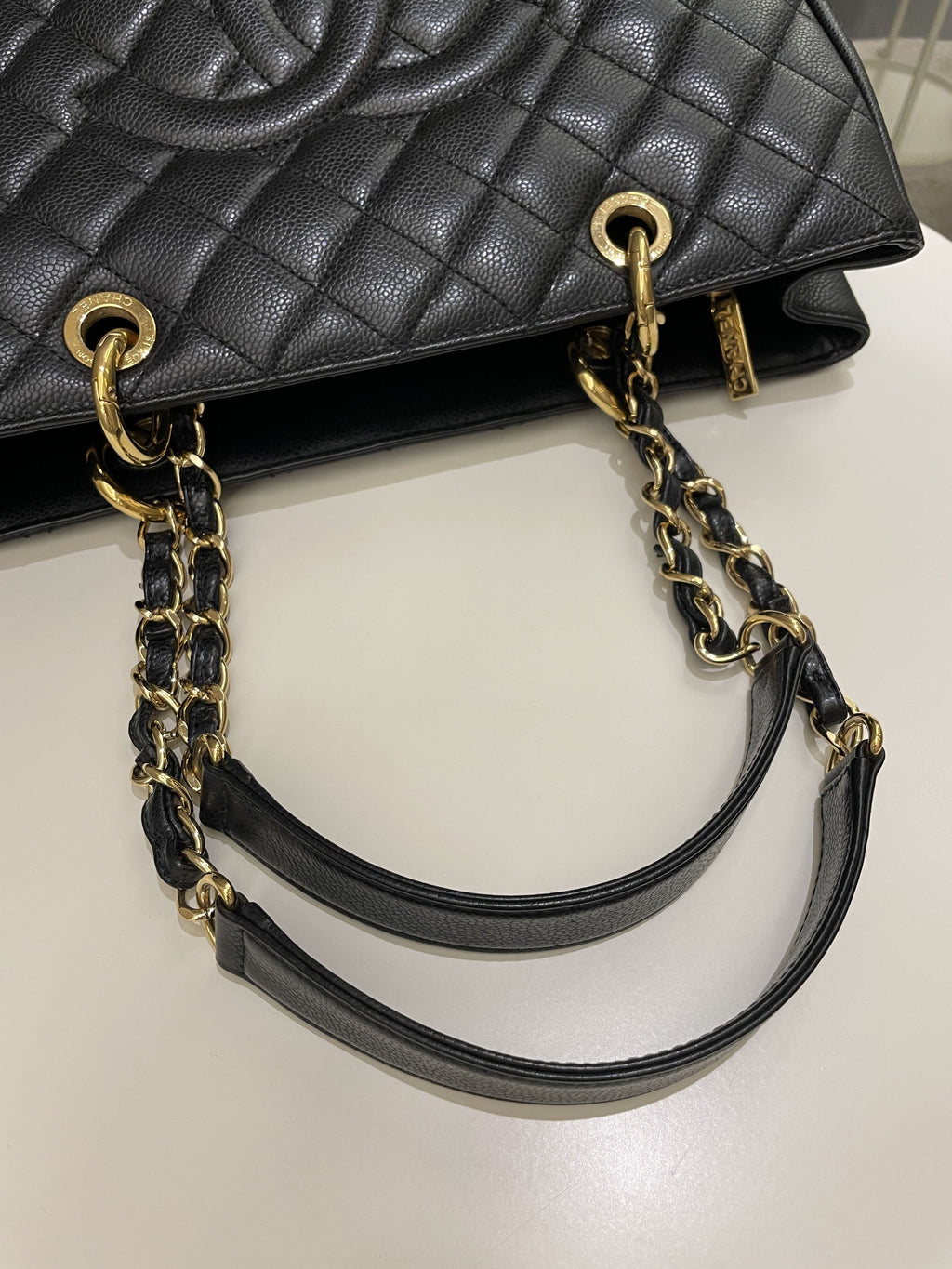 Chanel Classic Quilted GST Black Caviar