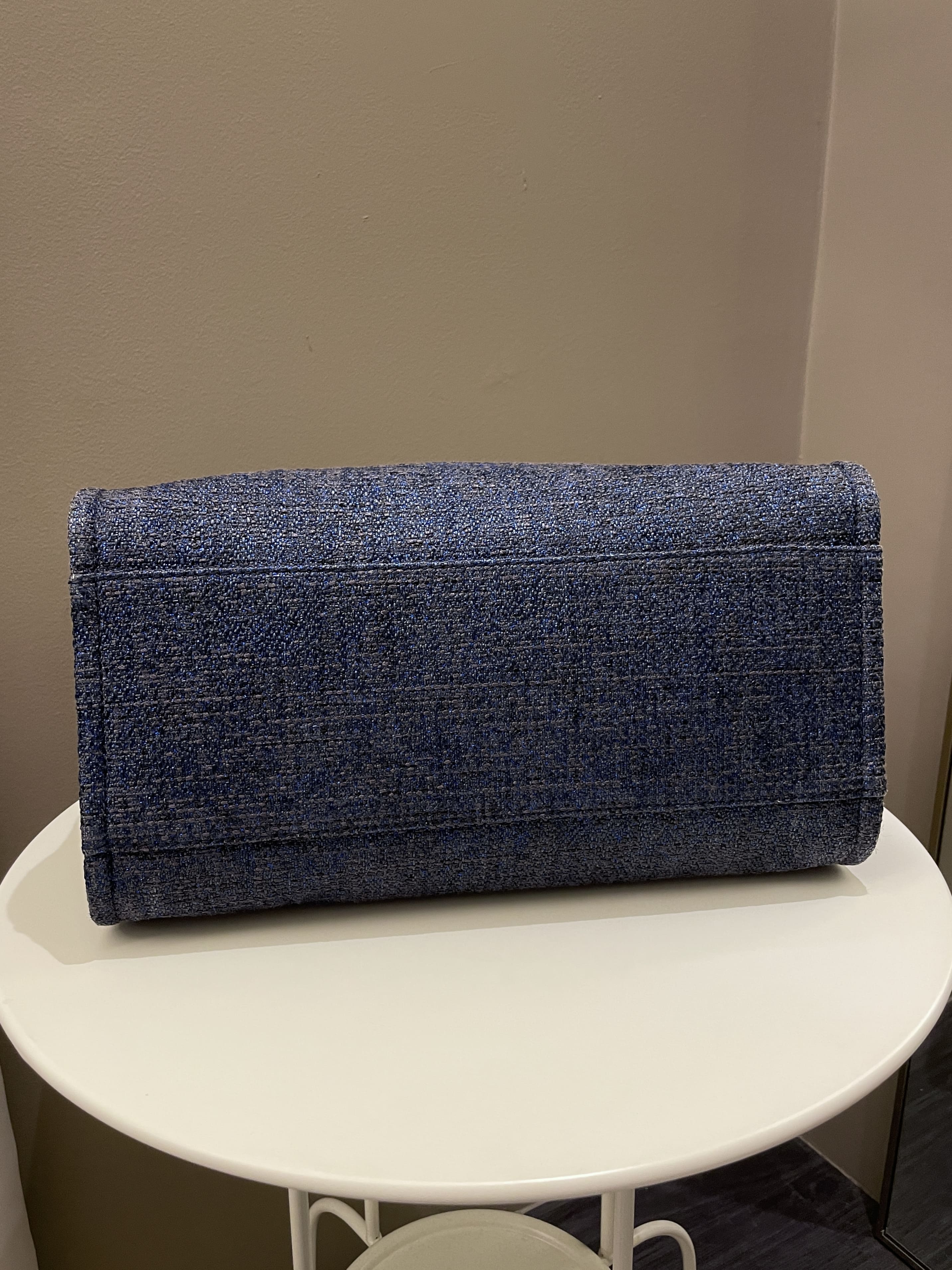 Chanel Deauville Shopper Tote Navy