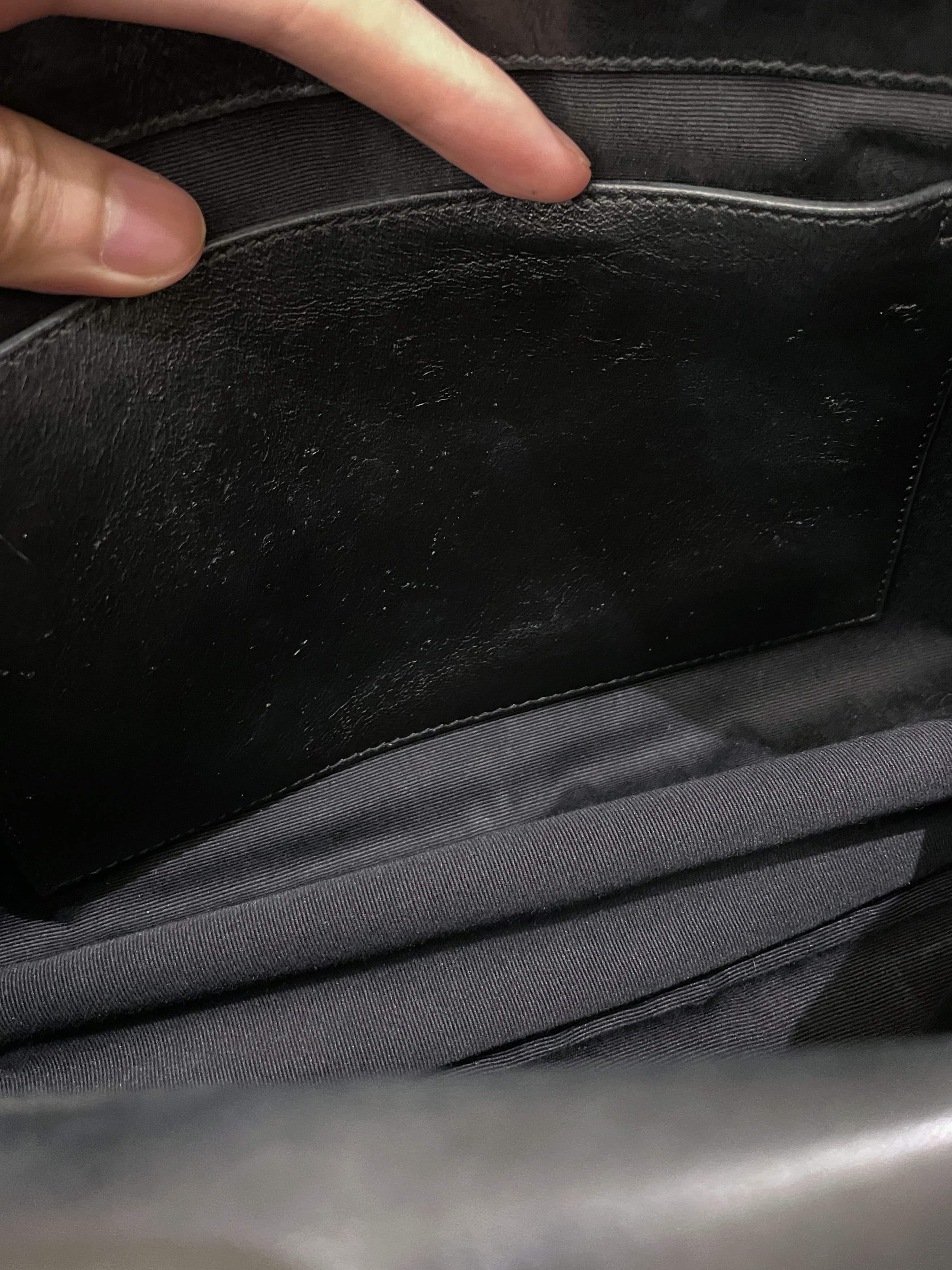 Saint Laurent Niki Patchwork Shoulder Bag Black
