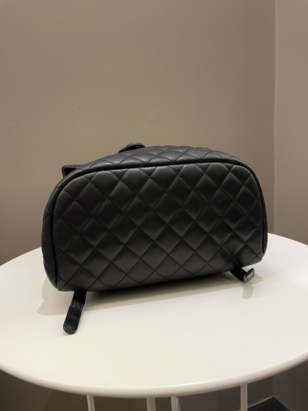 Chanel Quilted Urban Spirit Backpack Black Calfskin
