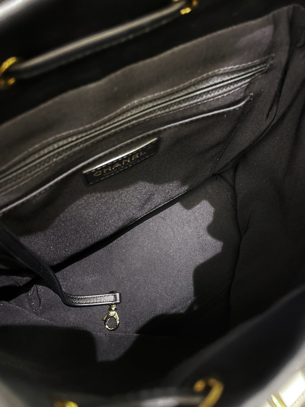 Chanel Quilted Urban Spirit Backpack Black Calfskin