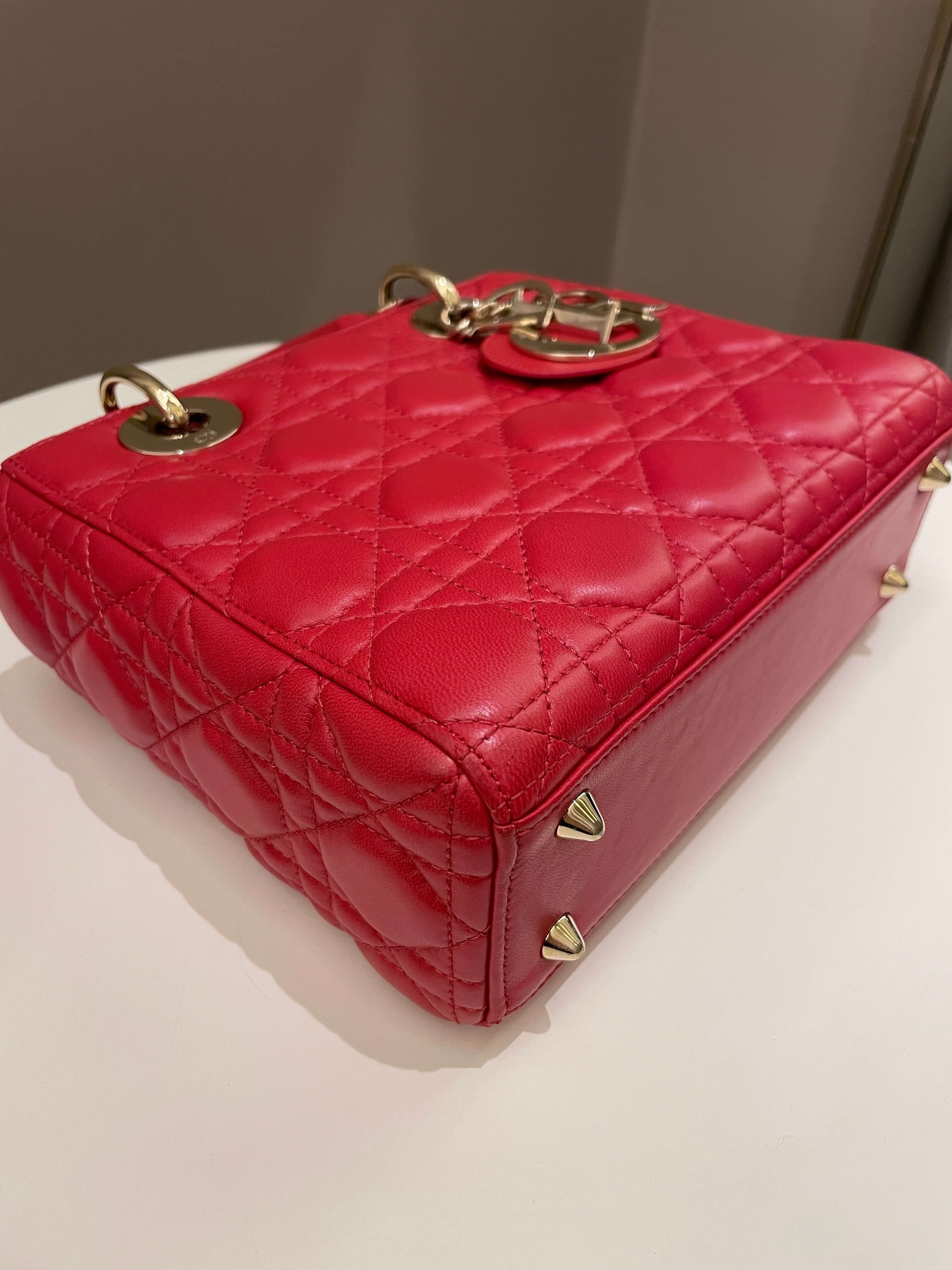Lady Dior My ABC Dior Red Lambskin
