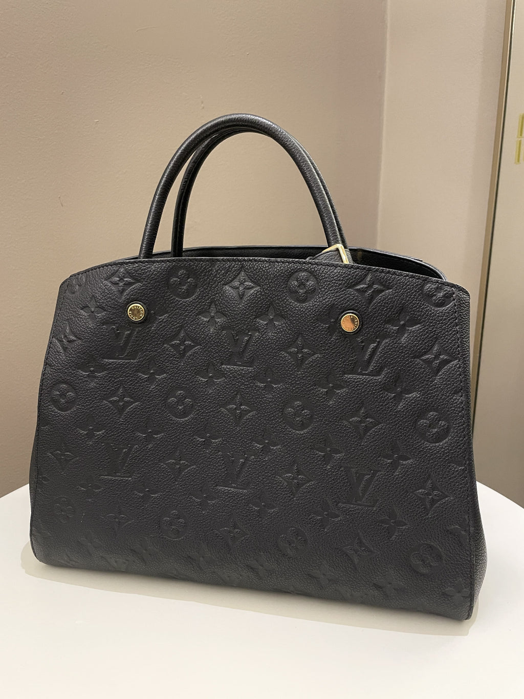 Louis Vuitton Montaigne MM Black Empreinte