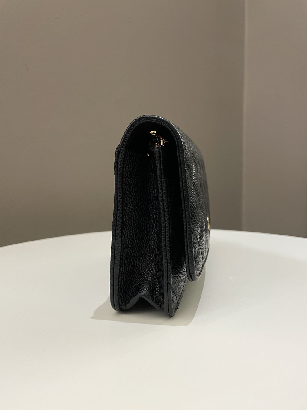 Chanel Classic Quilted Wallet on Chain Black Caviar