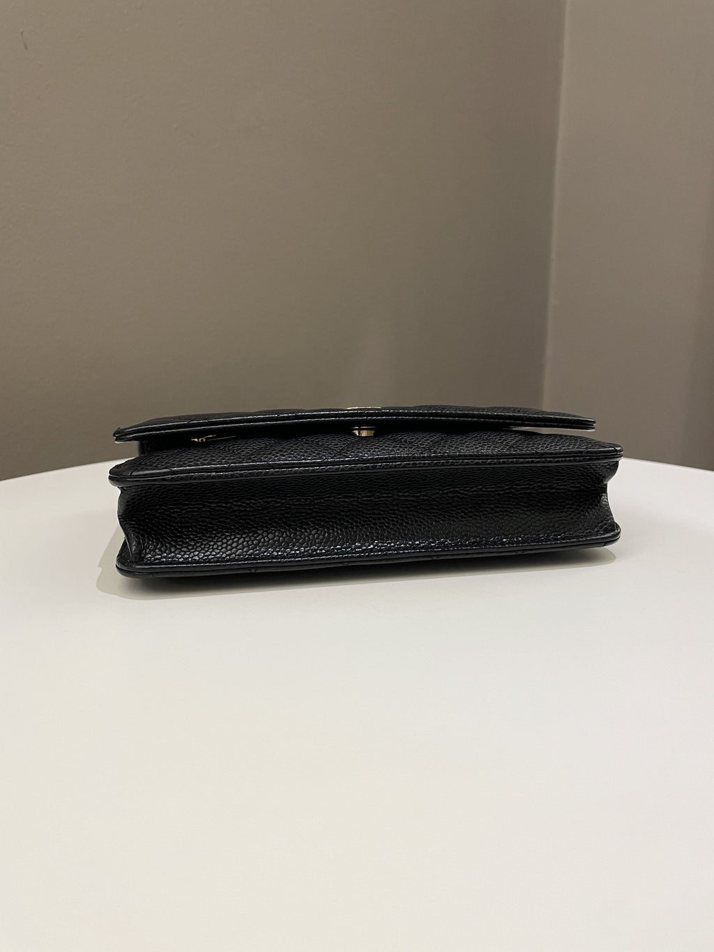 Chanel Classic Quilted Wallet on Chain Black Caviar