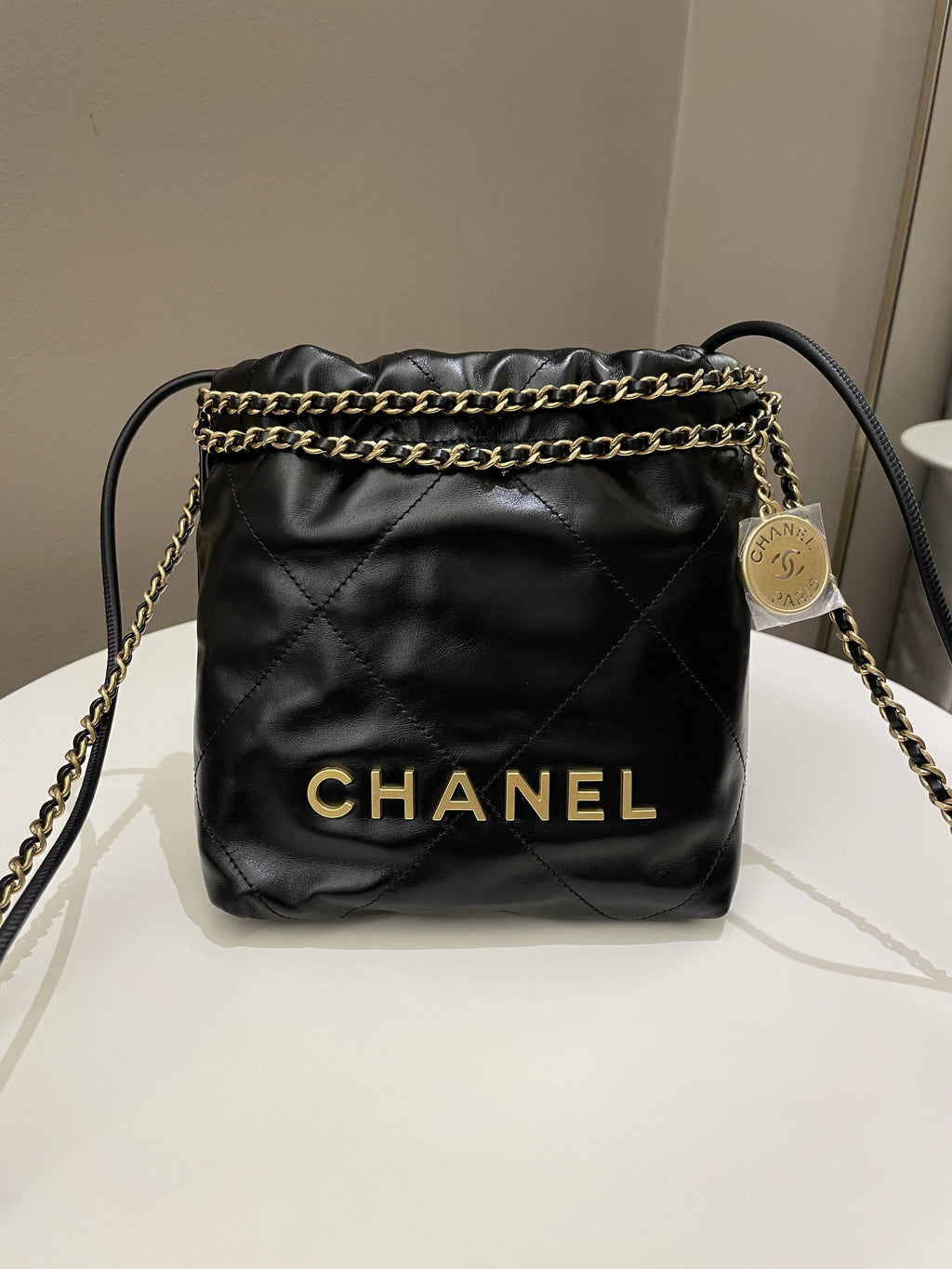 Chanel 22 Mini Black Calfskin