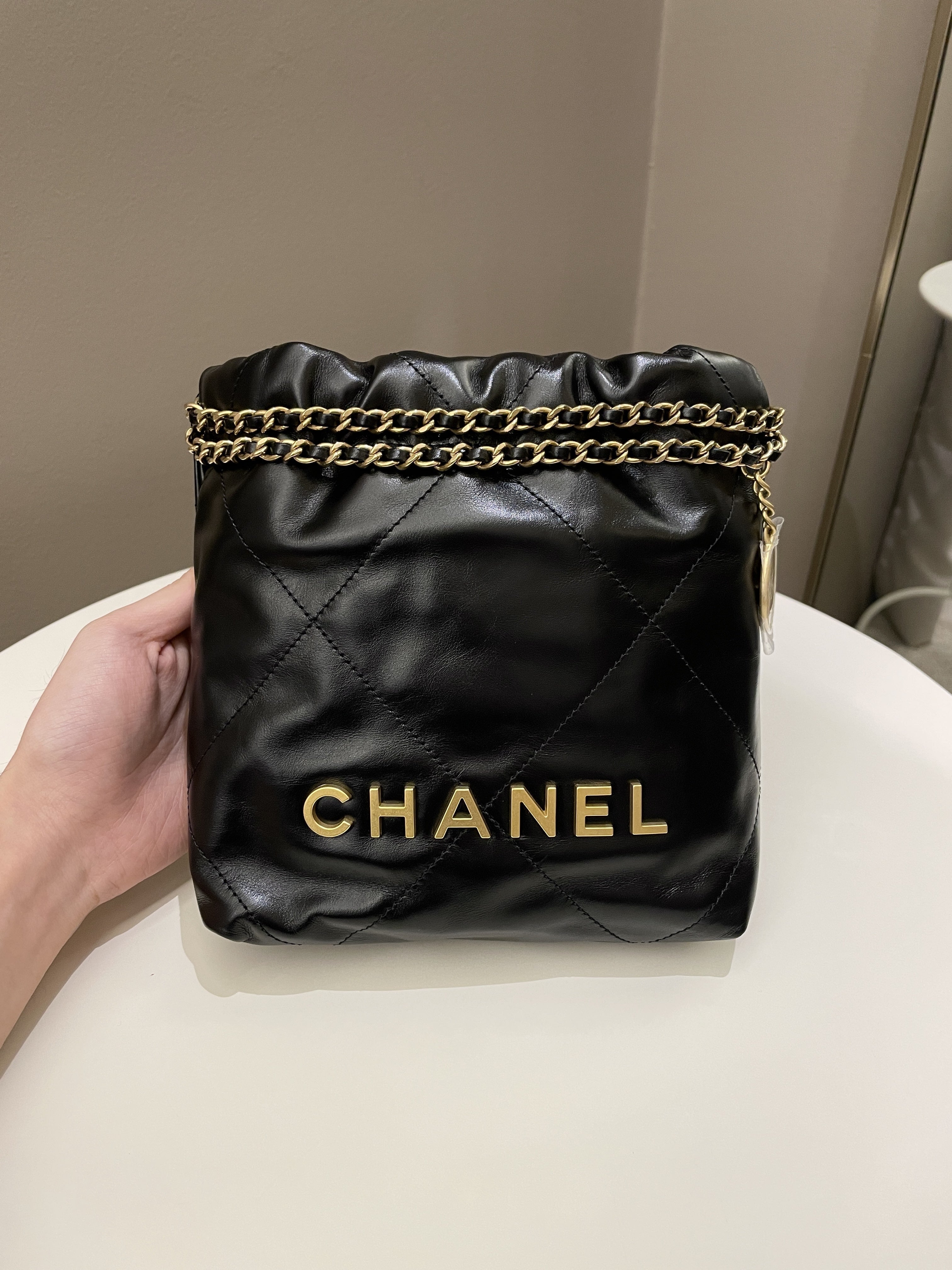 Chanel 22 Mini Black Calfskin