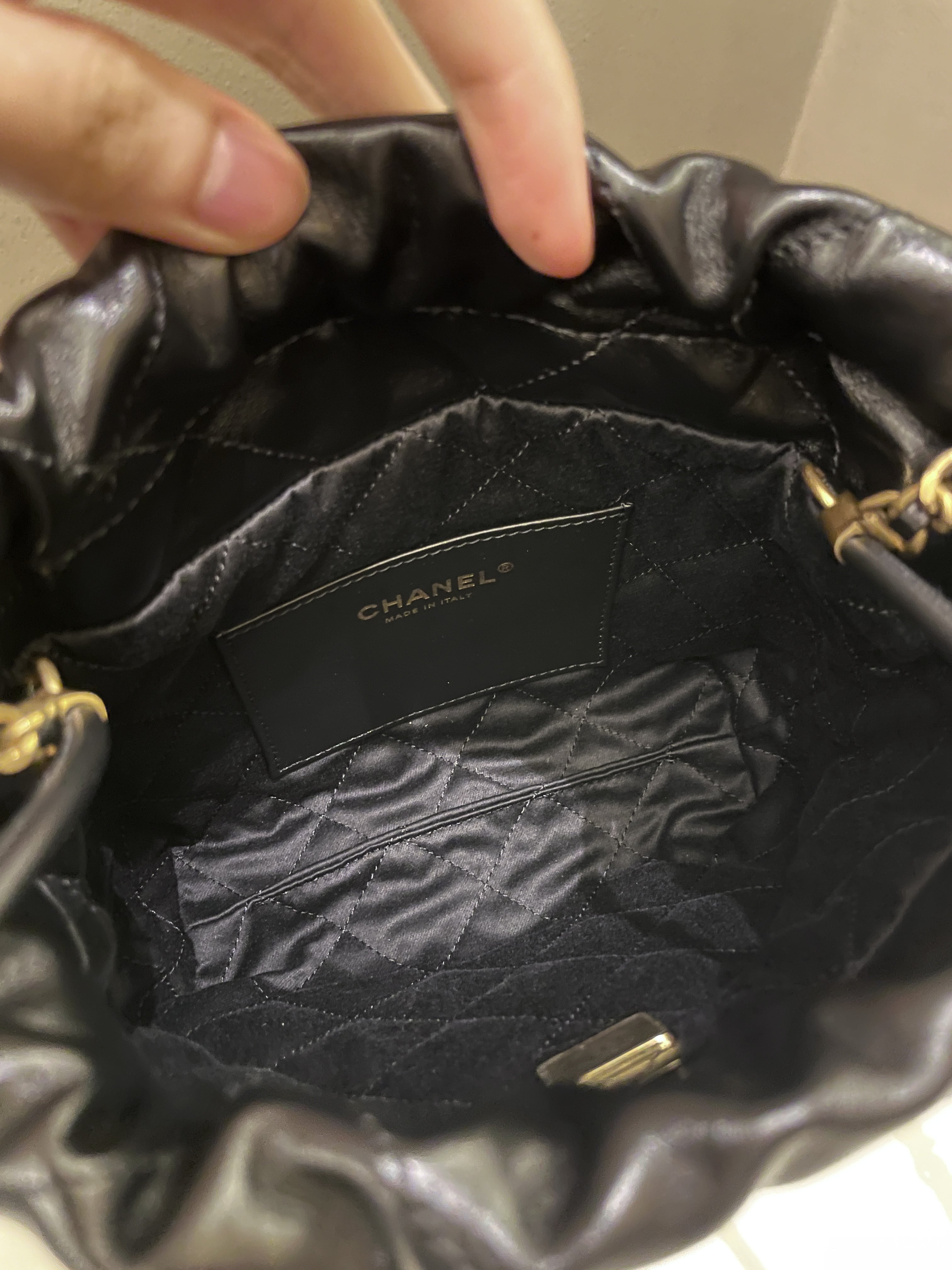 Chanel 22 Mini Black Calfskin