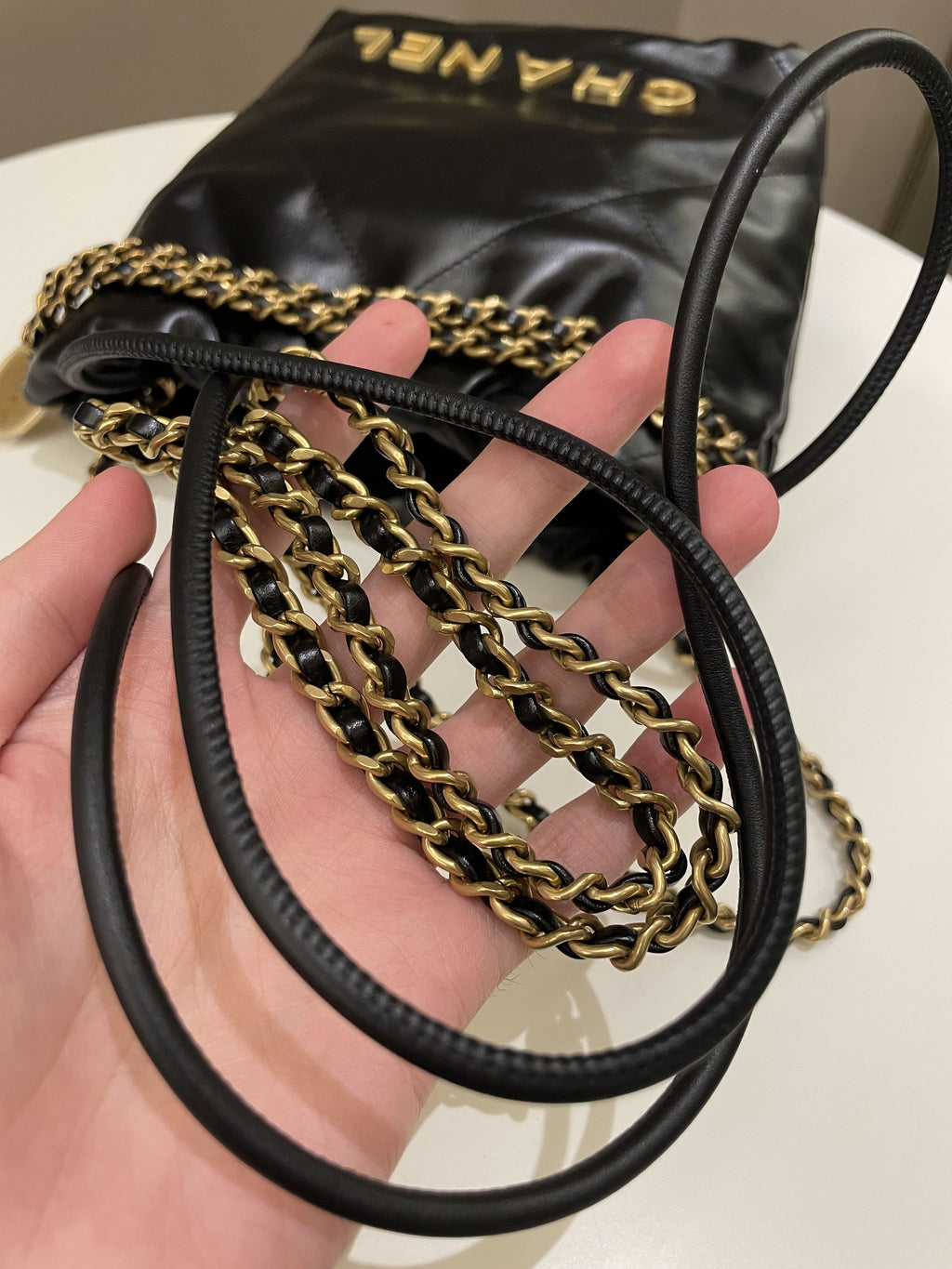 Chanel 22 Mini Black Calfskin