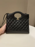 Chanel 31 Bag Black Aged Calf