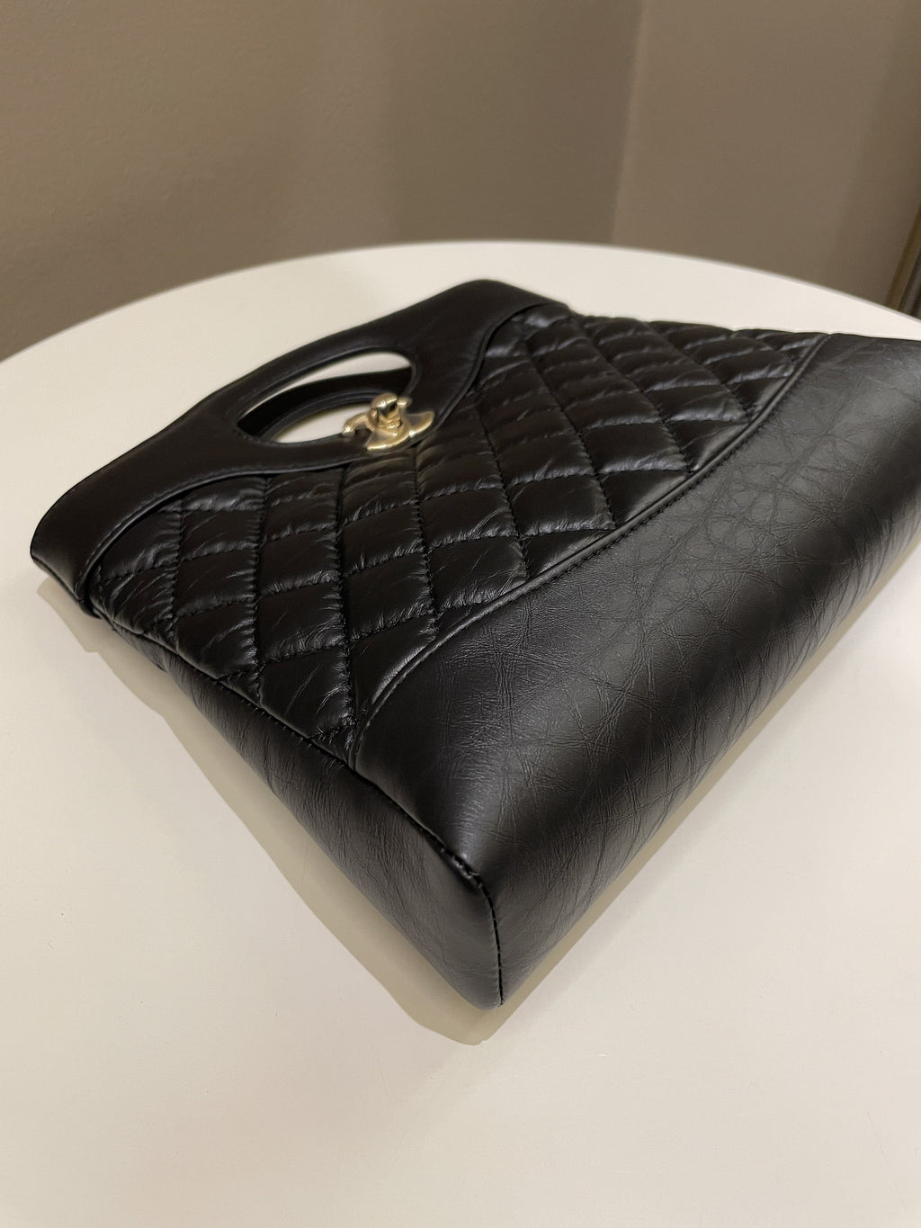 Chanel 31 Bag Black Aged Calf
