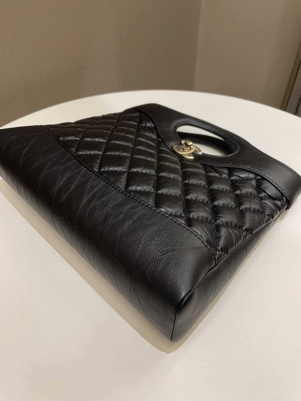 Chanel 31 Bag Black Aged Calf