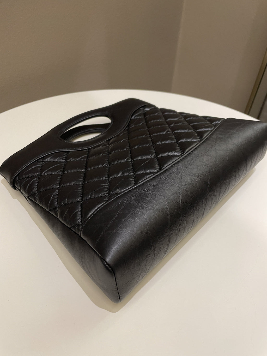 Chanel 31 Bag Black Aged Calf