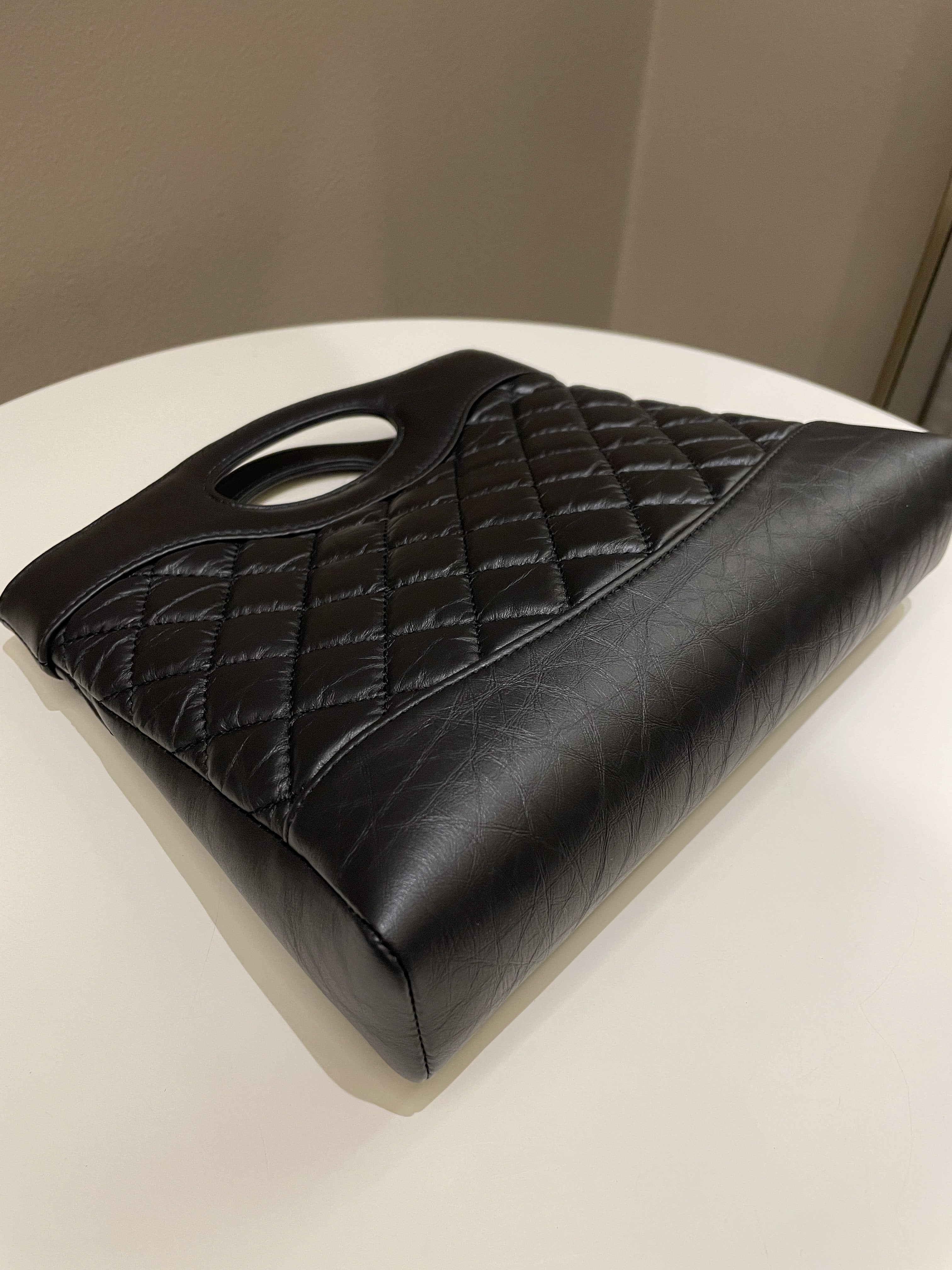 Chanel 31 Bag Black Aged Calf