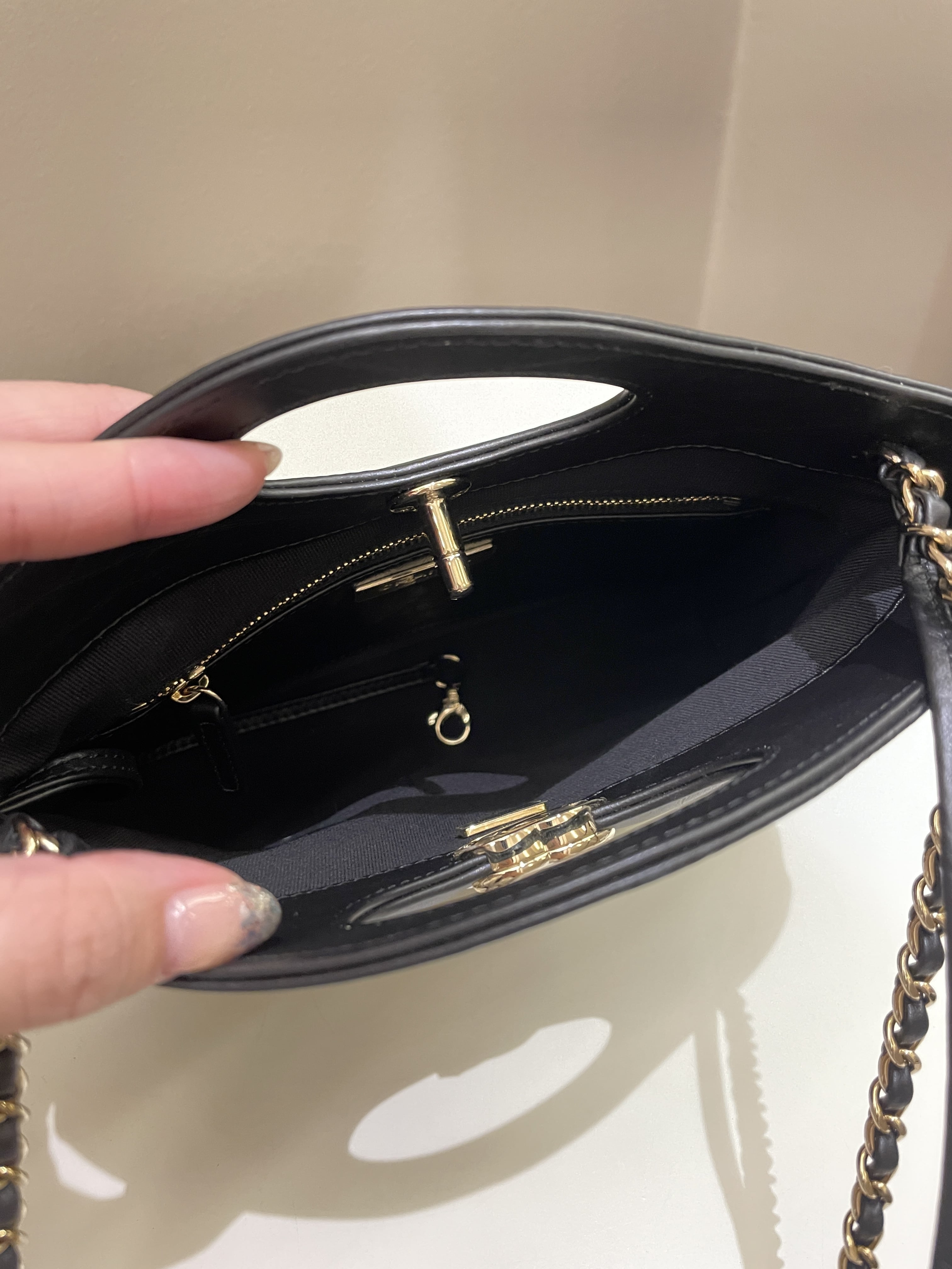 Chanel 31 Bag Black Aged Calf