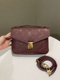 Louis Vuitton Pochette Metis Wine Empreinte