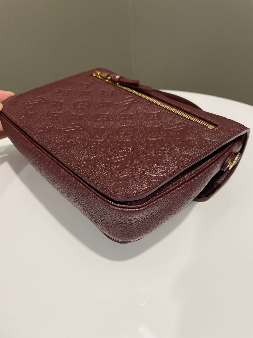 Louis Vuitton Pochette Metis Wine Empreinte