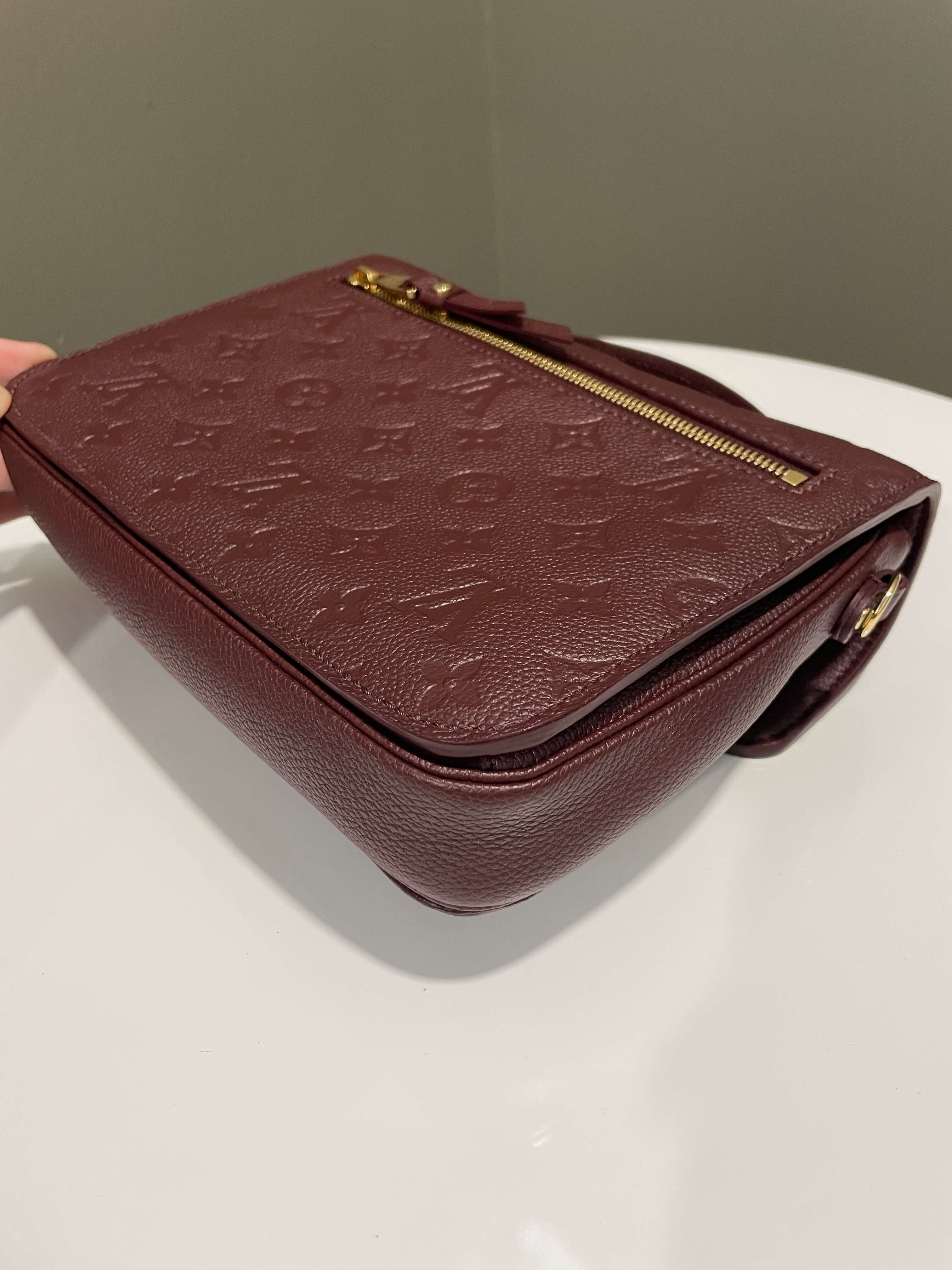 Louis Vuitton Pochette Metis Wine Empreinte