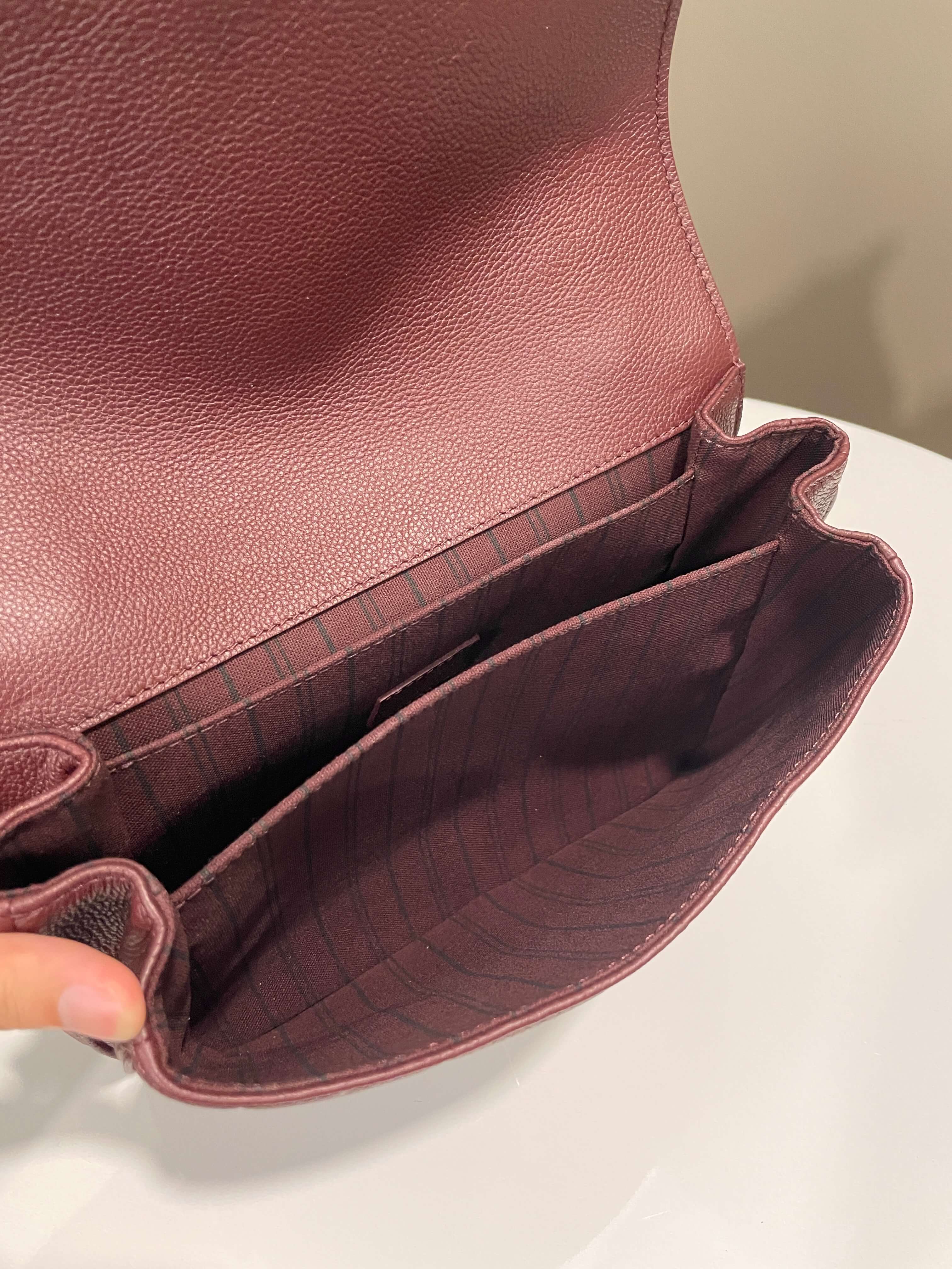 Louis Vuitton Pochette Metis Wine Empreinte
